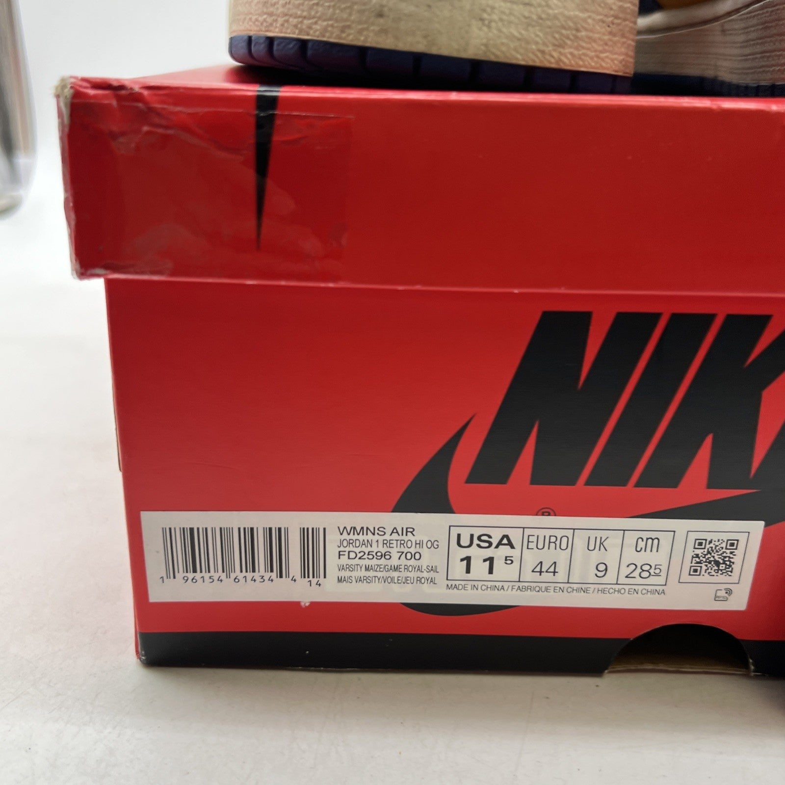 Size 11.5 - Air Jordan 1 Retro OG High Reverse Laney W (FD2596-700)