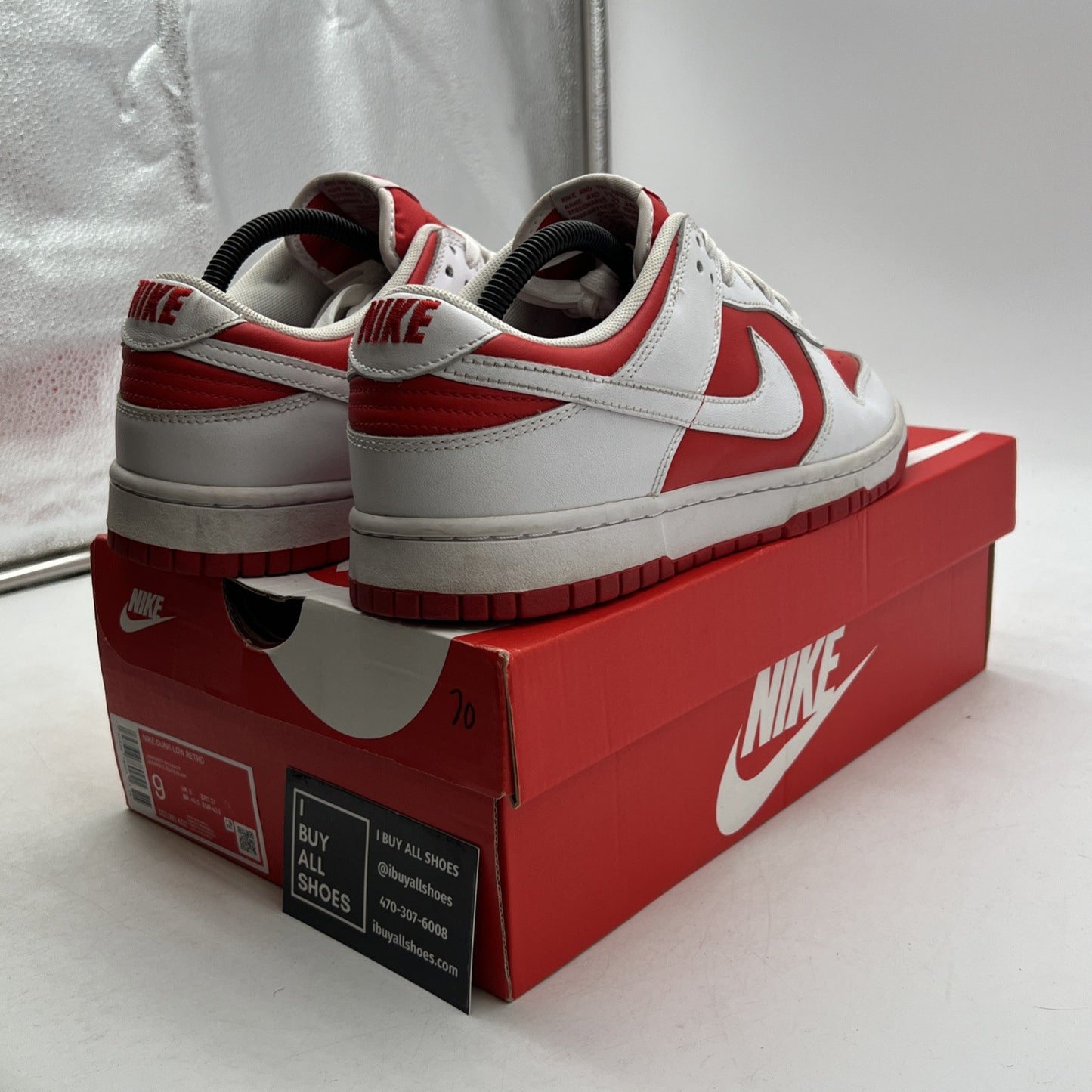 Size 9 - Nike Dunk Low Championship Red (DD1391-600)