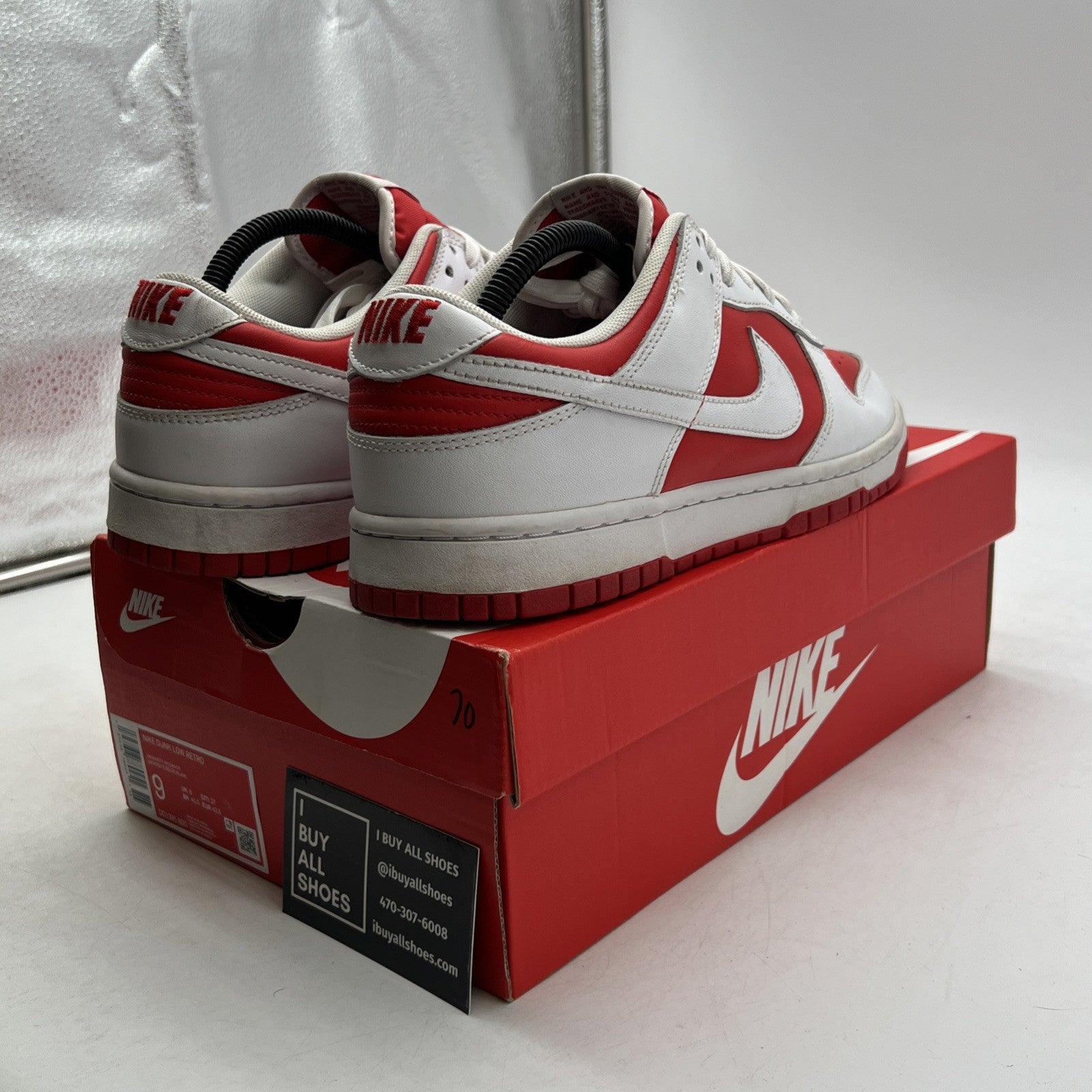 Size 9 - Nike Dunk Low Championship Red (DD1391-600)