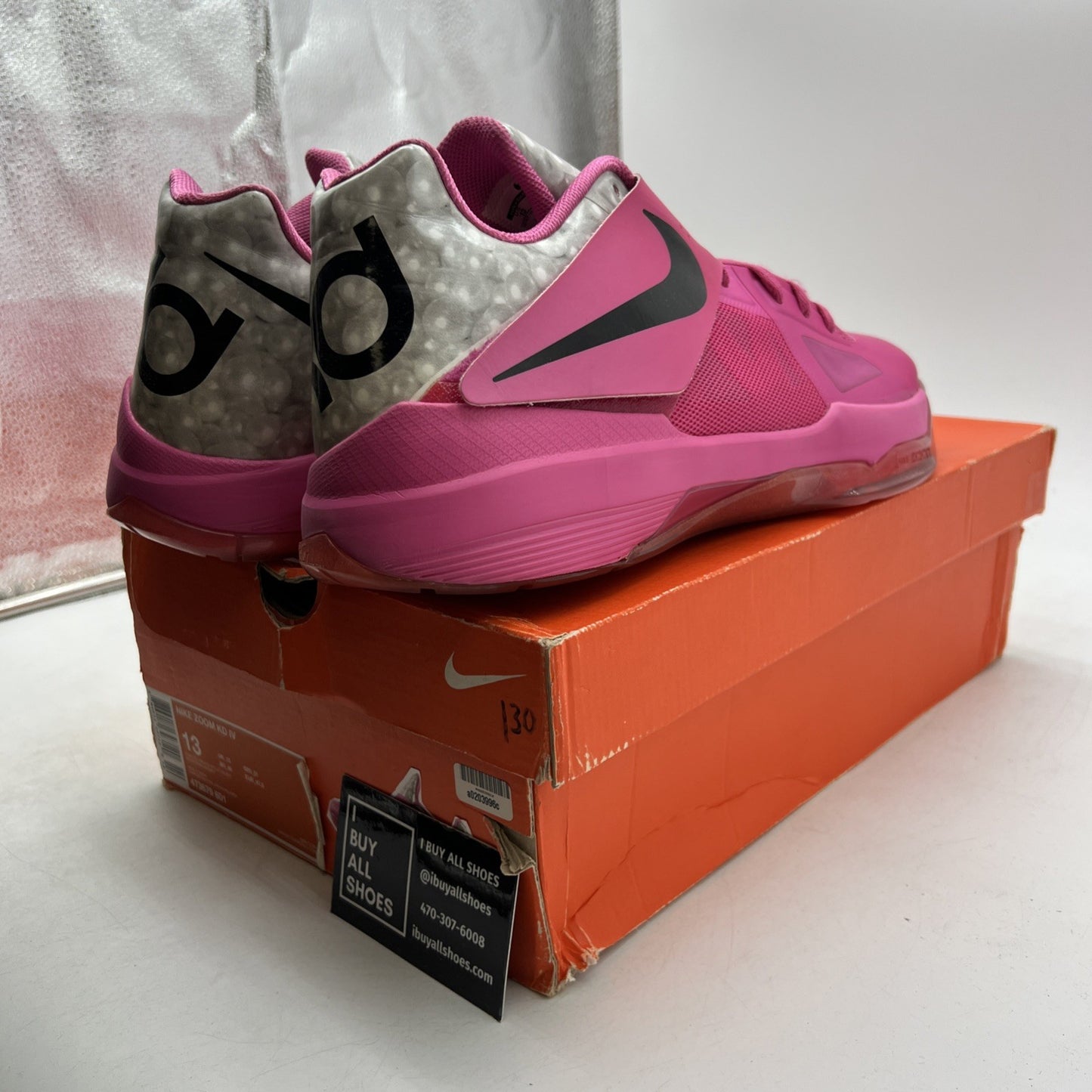 Size 13 - Nike Zoom KD 4 Aunt Pearl (473679-601)