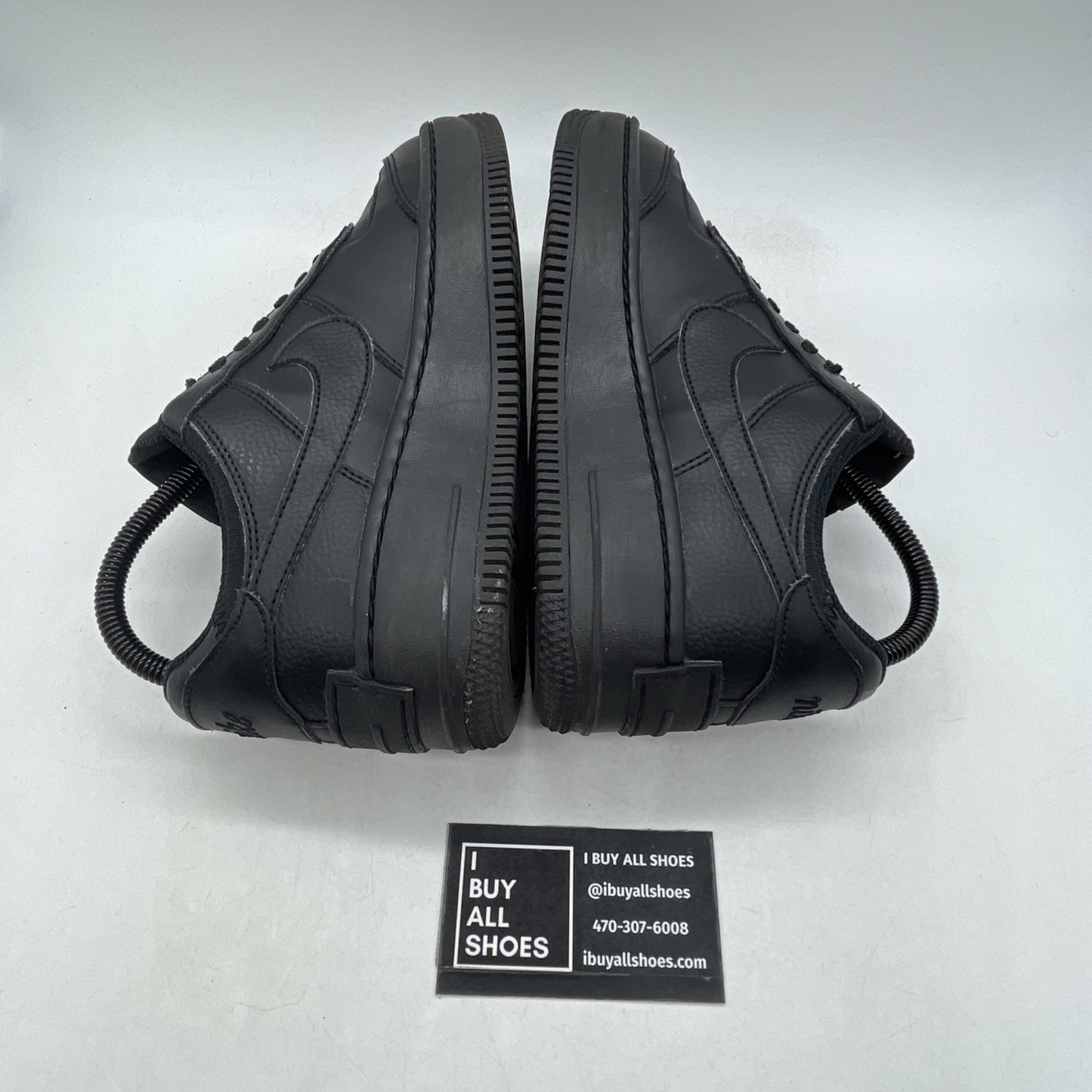 Size 7W - Nike Air Force 1 Shadow Triple Black (CI0919-001)