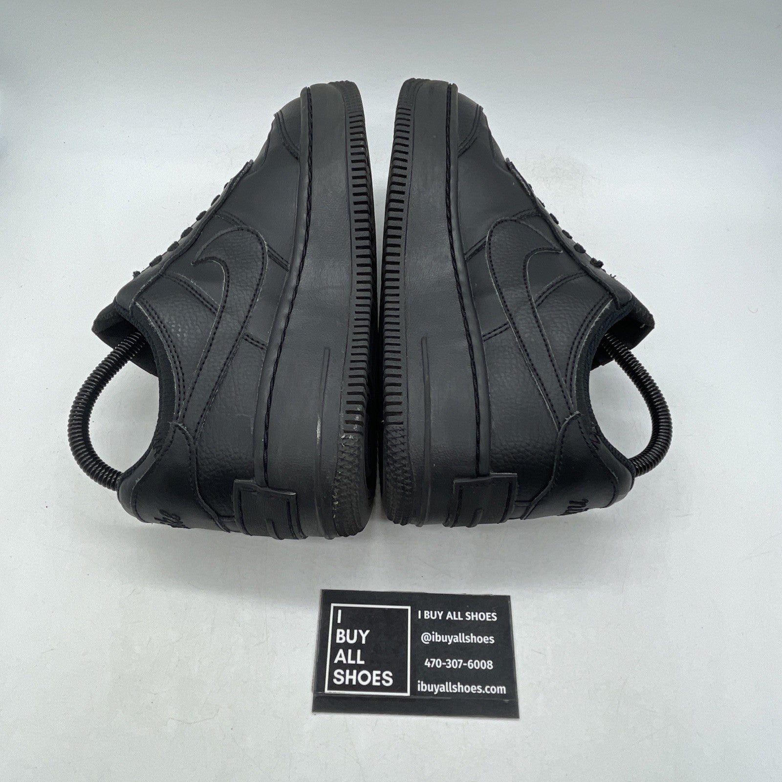 Size 7W - Nike Air Force 1 Shadow Triple Black (CI0919-001)