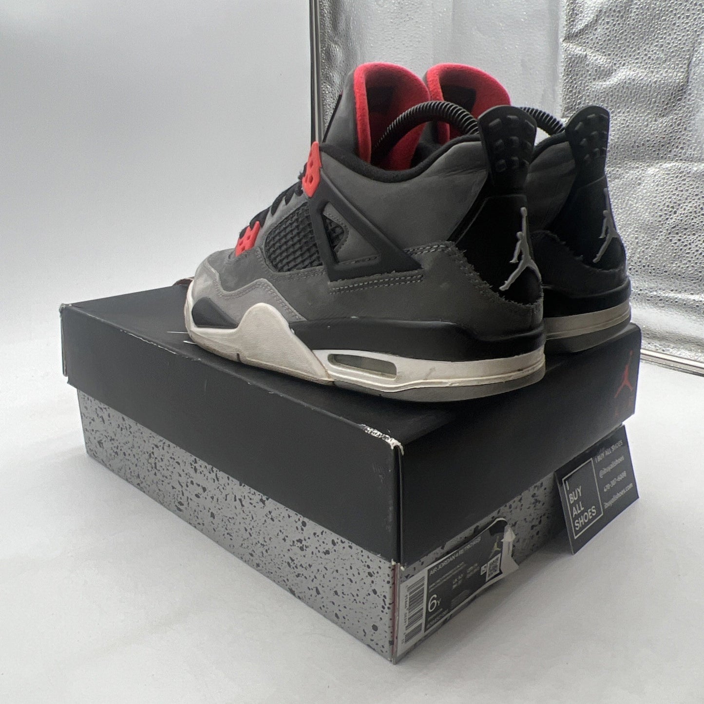 Size 6 - Air Jordan 4 Retro Mid Infrared (408452-061)