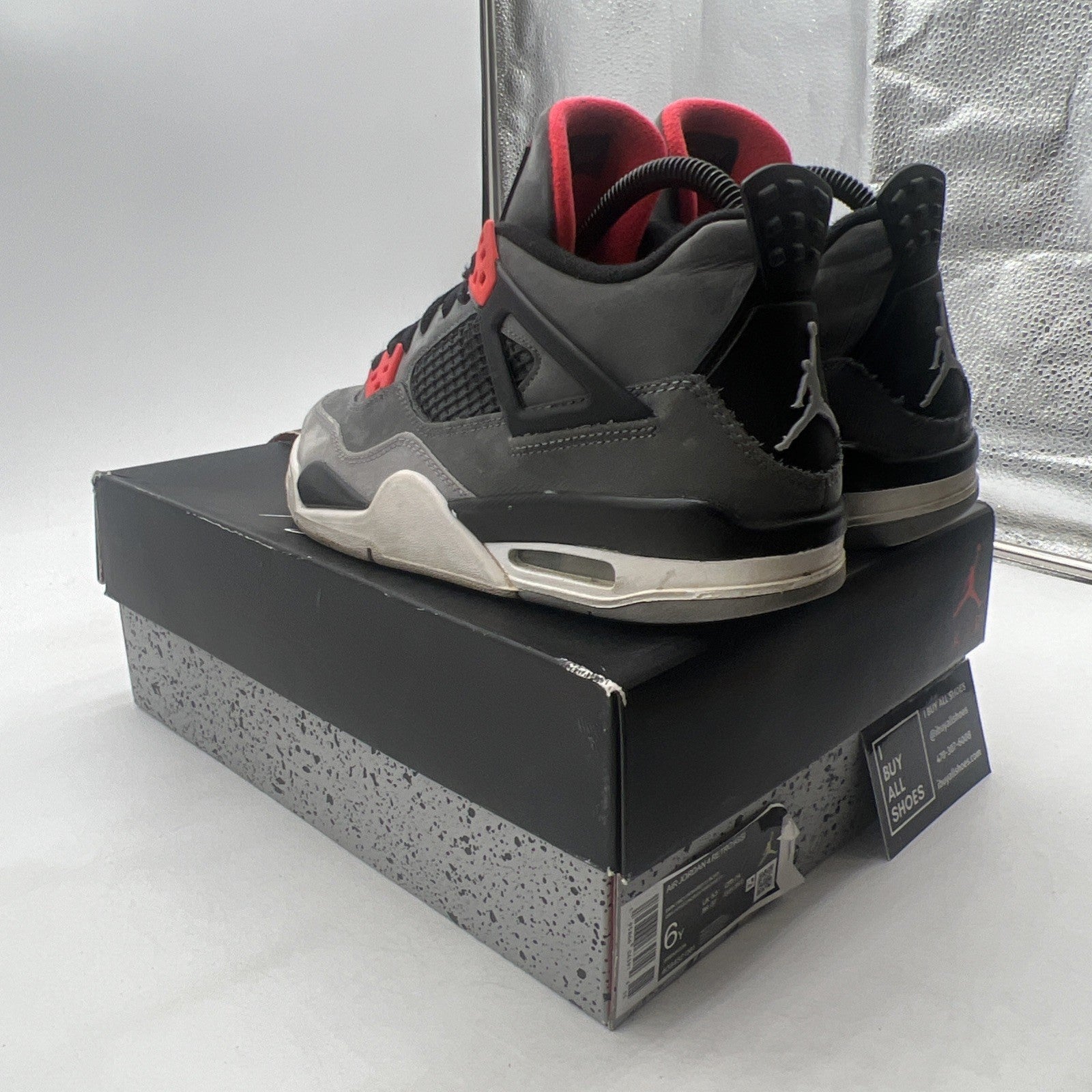 Size 6 - Air Jordan 4 Retro Mid Infrared (408452-061)