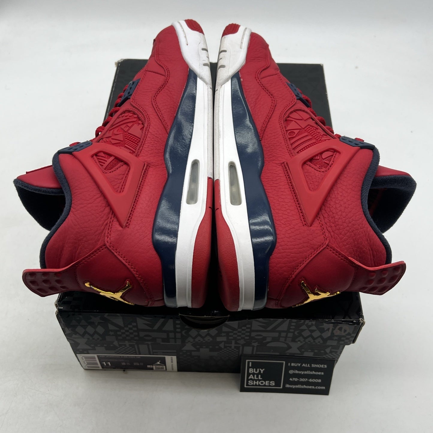 Size 11 - Air Jordan 4 Retro FIBA (CL1184-617)