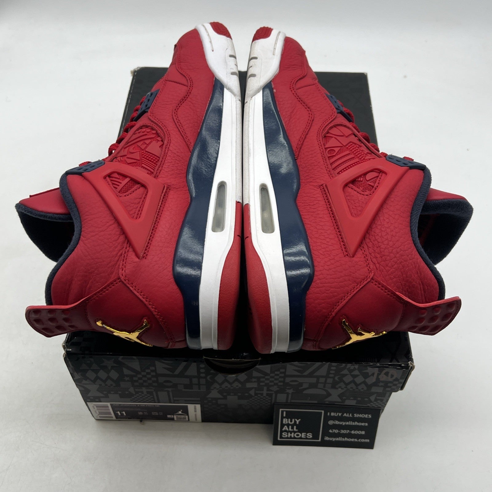 Size 11 - Air Jordan 4 Retro FIBA (CL1184-617)