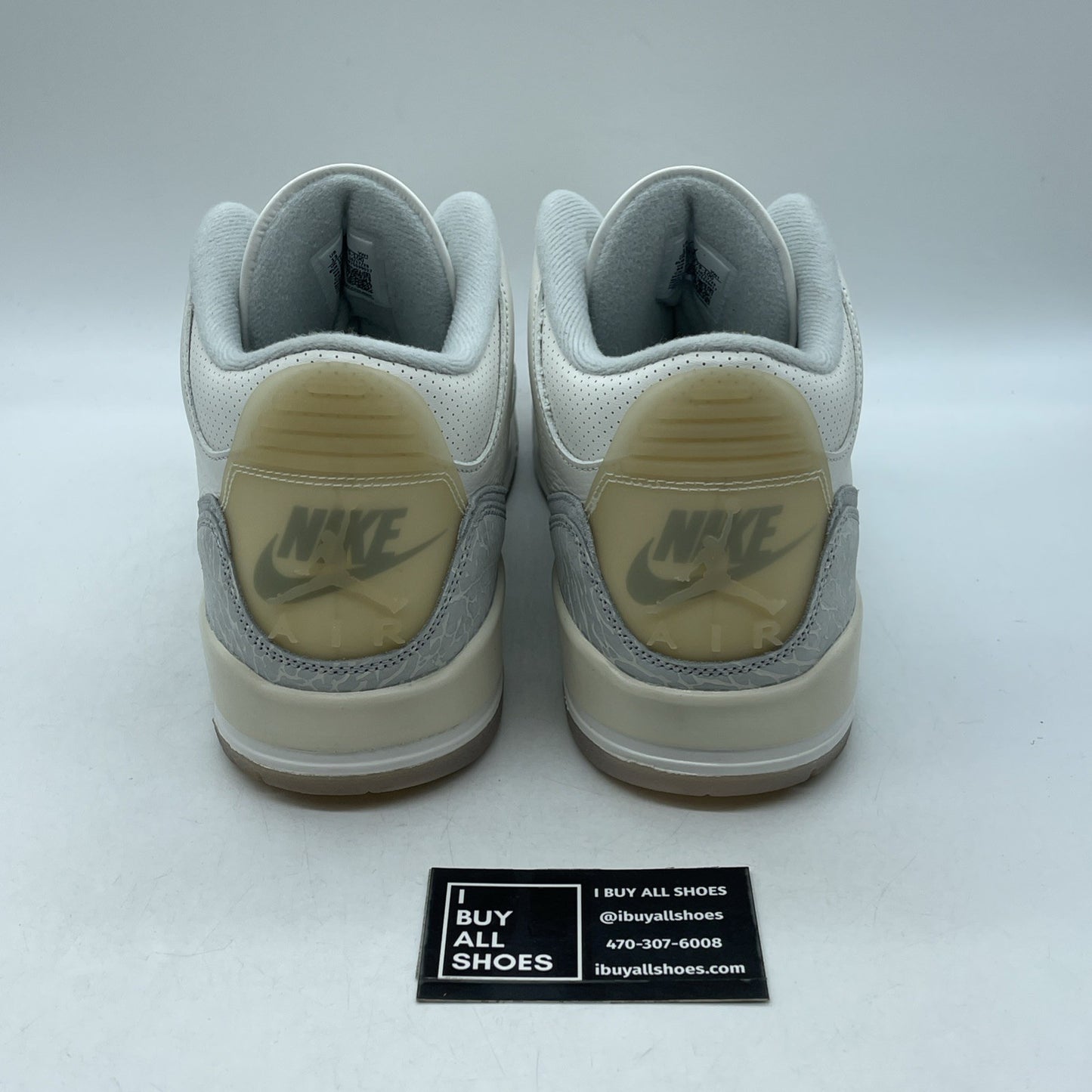 Size 13 - Air Jordan 3 Retro Craft Ivory/Grey White Leather (FJ9579-100)