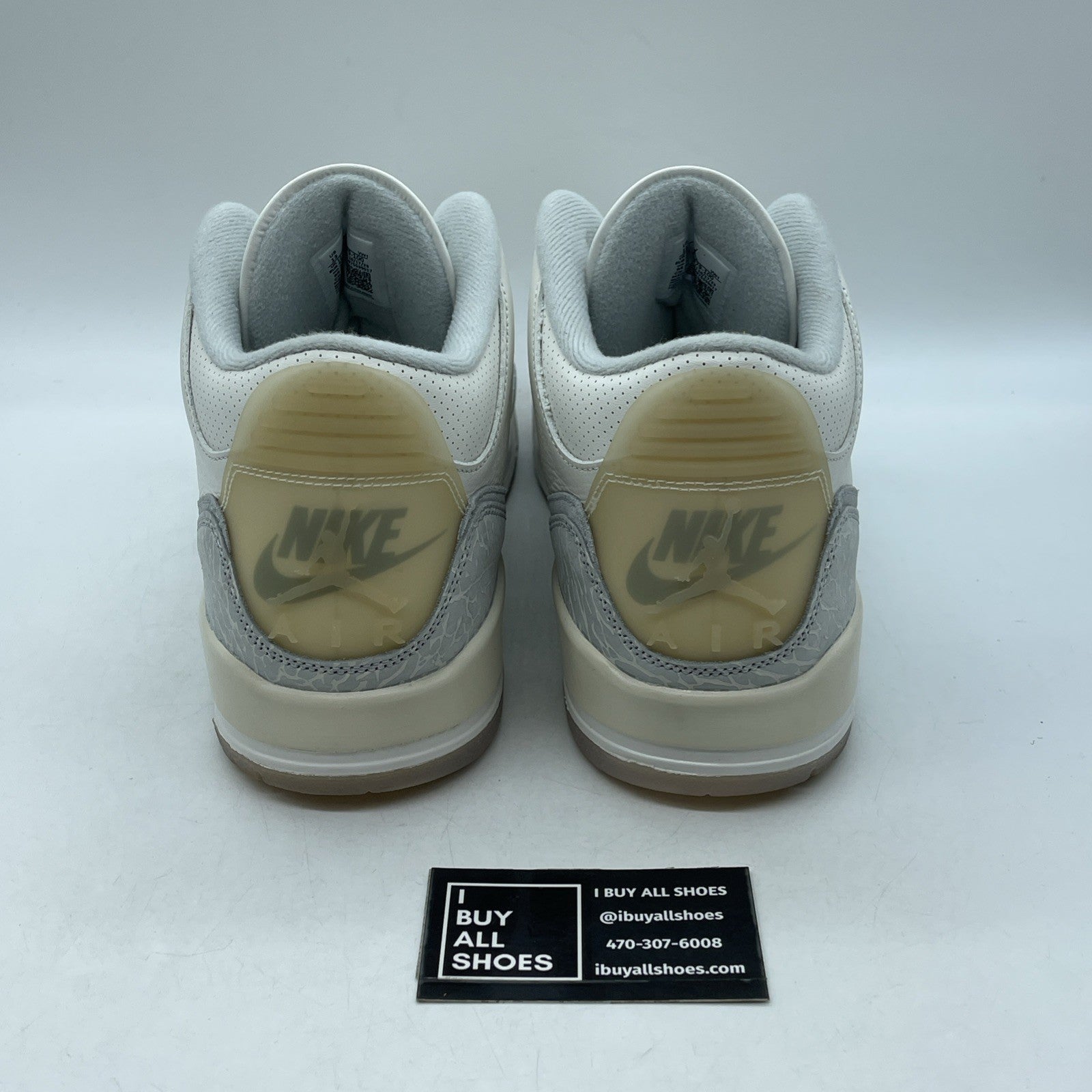 Size 13 - Air Jordan 3 Retro Craft Ivory/Grey White Leather (FJ9579-100)
