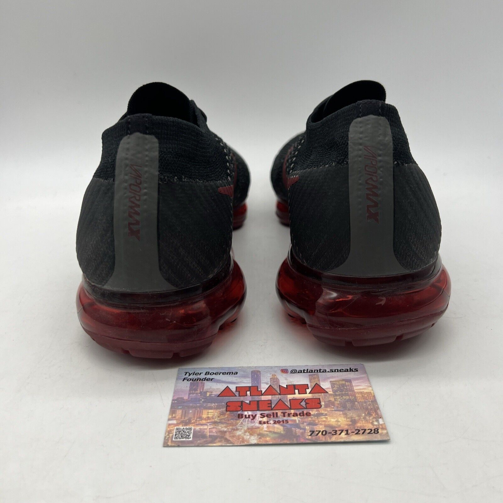 Size 11 - Nike Air VaporMax Bred Black Red (849558-013)