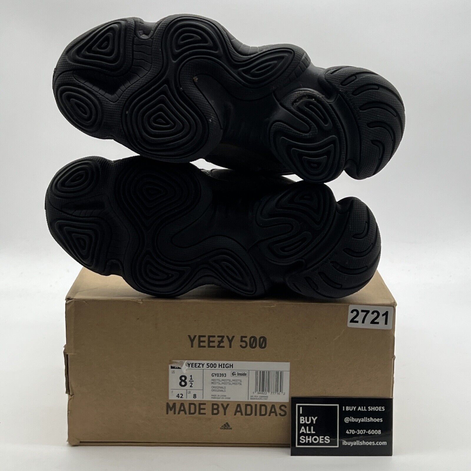 Size 8.5 - Adidas Yeezy 500 High Mist (GY0393)