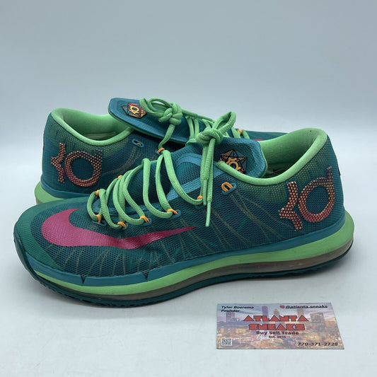 Size 9.5 - Nike KD 6 Elite Hero Pack Green Blue Pink Orange (642838-300)