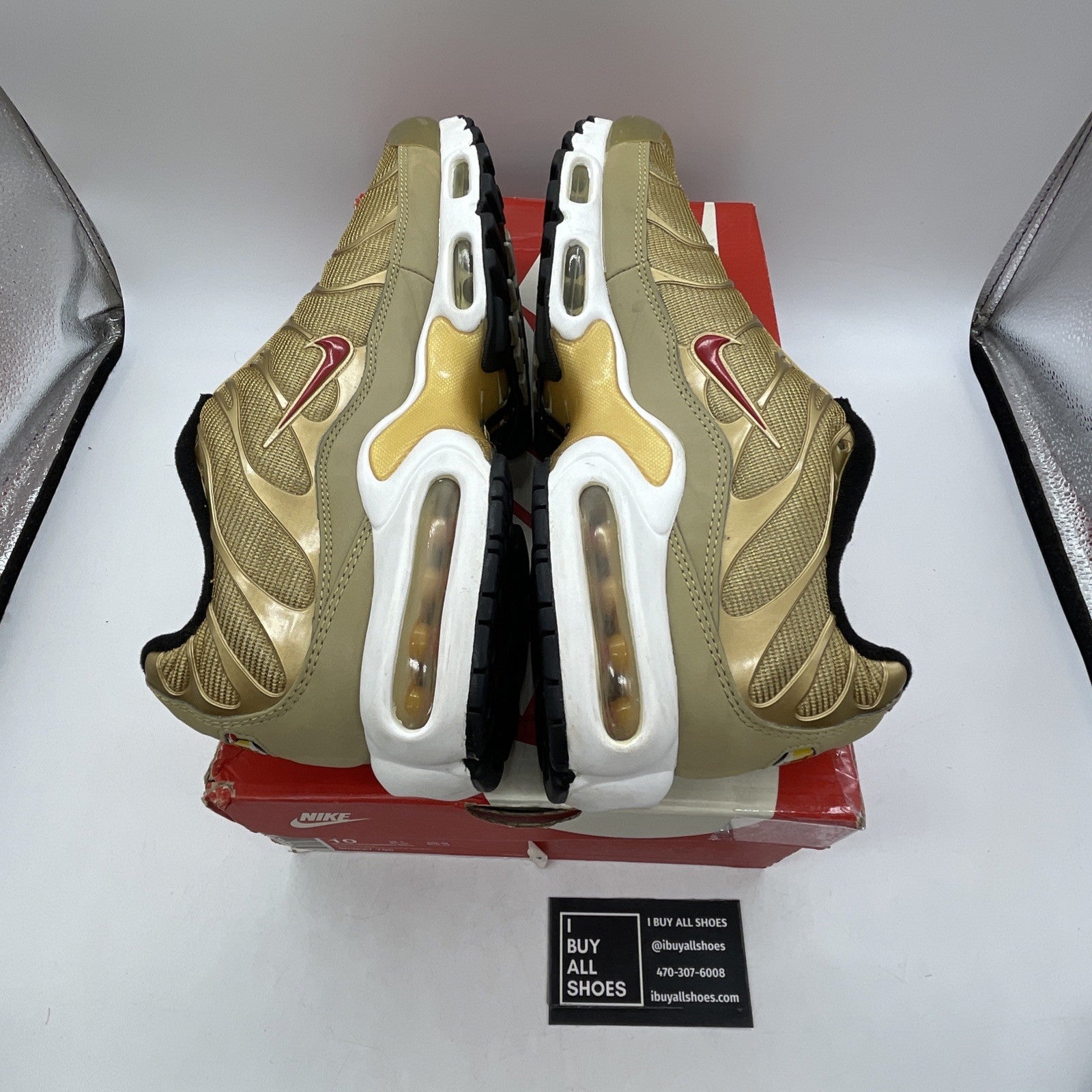 Size 10 - Nike Air Max Plus QS Metallic Gold (903827-700)