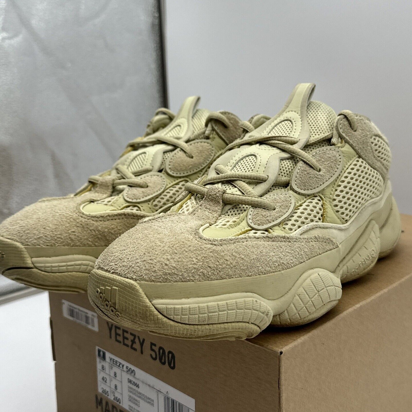 Size 8.5 - adidas Yeezy 500 Super Moon Yellow OG All Boost Kanye Vultures Hype