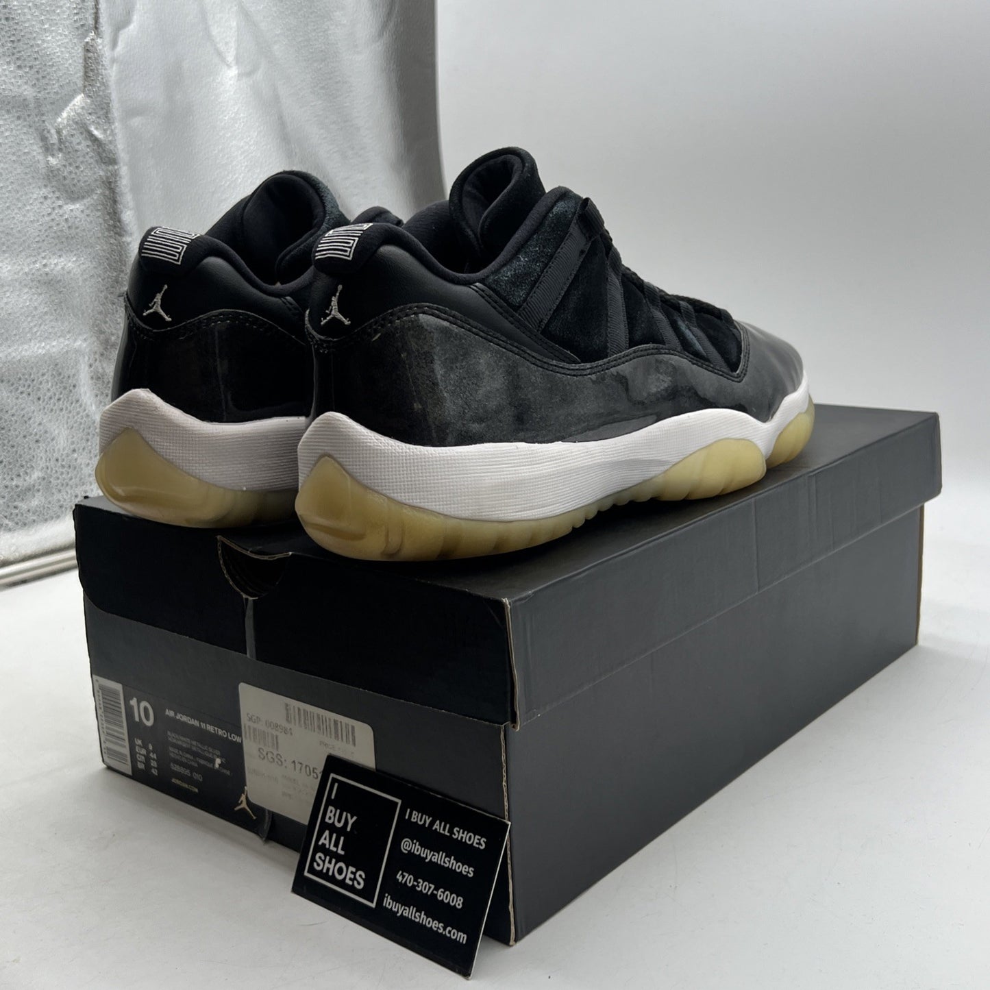 Size 10 - Air Jordan 11 Retro Low Barons (528895-010)