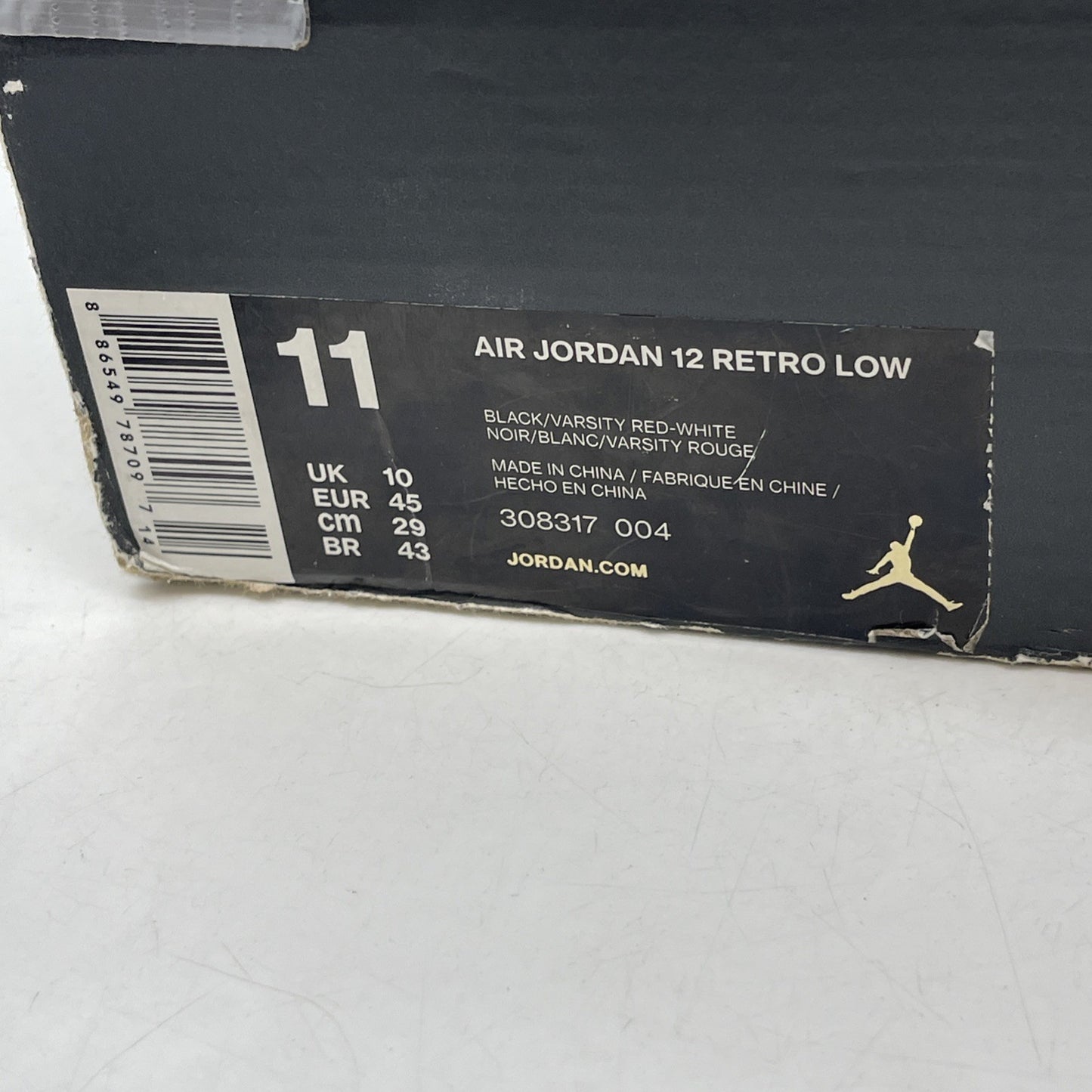 Size 11 - Air Jordan 12 Retro Low Playoffs (308317-004)