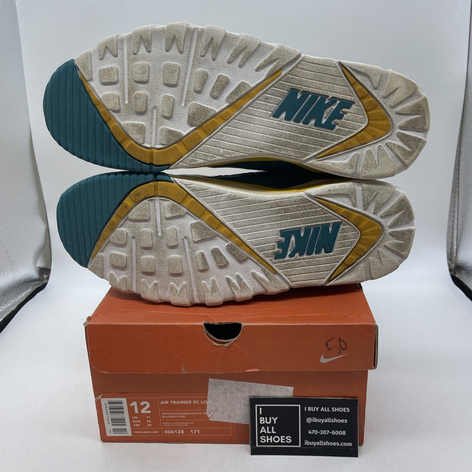 Size 12 - Nike Air Trainer Sc Low Hectic (306128-171)