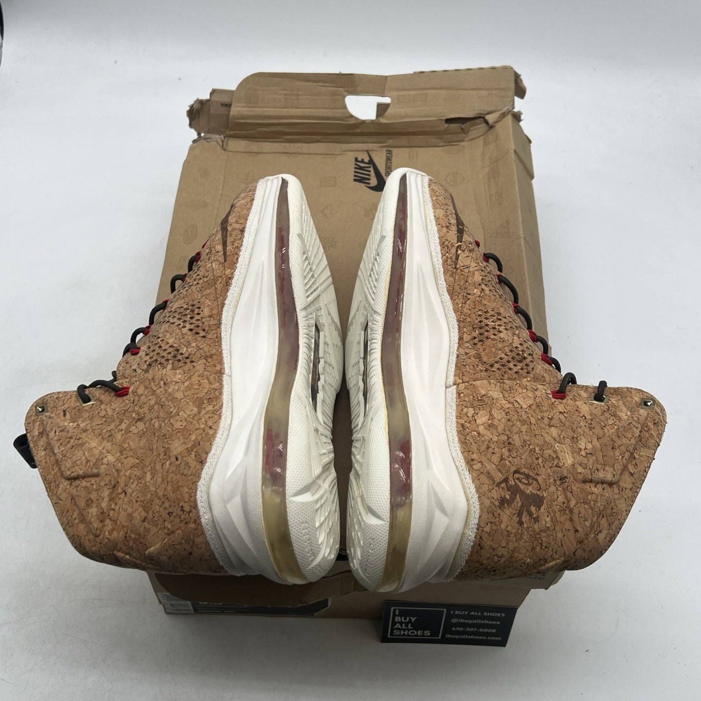 Size 9.5 - Nike LeBron 10 EXT QS Cork (580890-200)