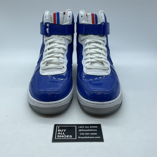 Size 9.5 - Nike Air Force 1 High 2004 NBA Finals Blue Leather (CI9880-400)
