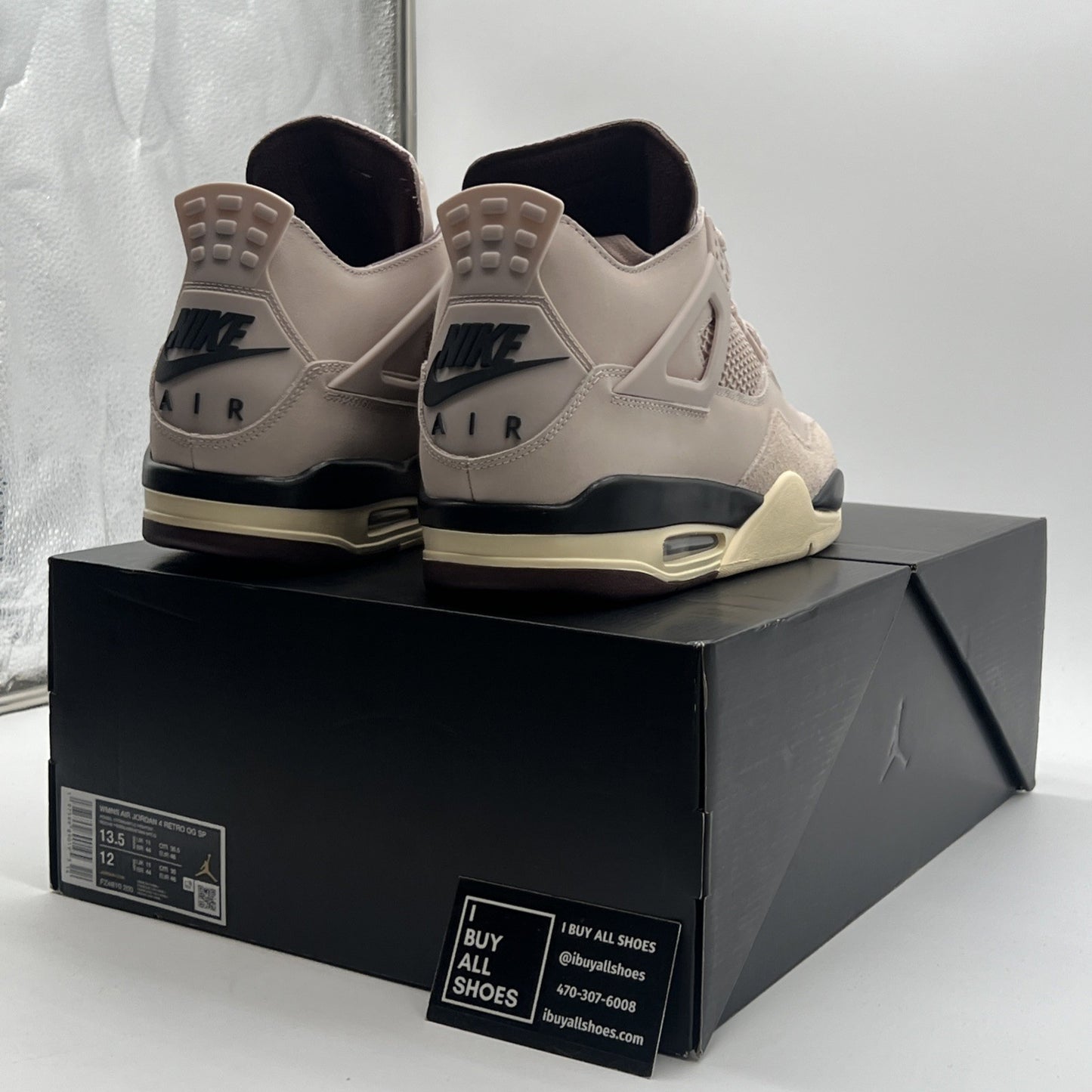 Size 13.5 - A Ma Maniére x Air Jordan 4 Retro While You Were Sleeping W