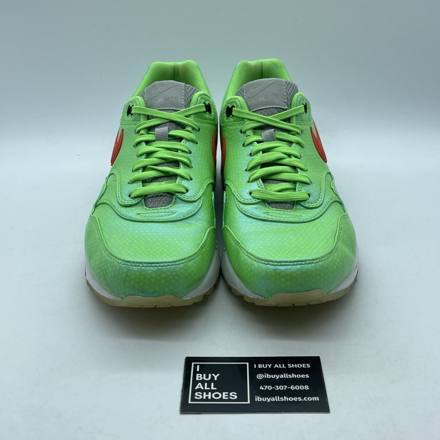 Size 10.5 - Nike Air Max 1 Fb Premium Qs Mercurial Pack Green (665874-400)