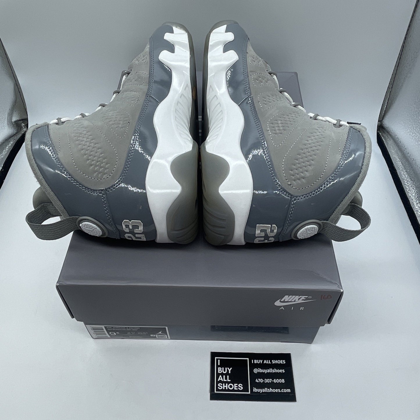 Size 9.5 - Air Jordan 9 Retro 2025 Cool Grey Suede Leather (HV4794-011)