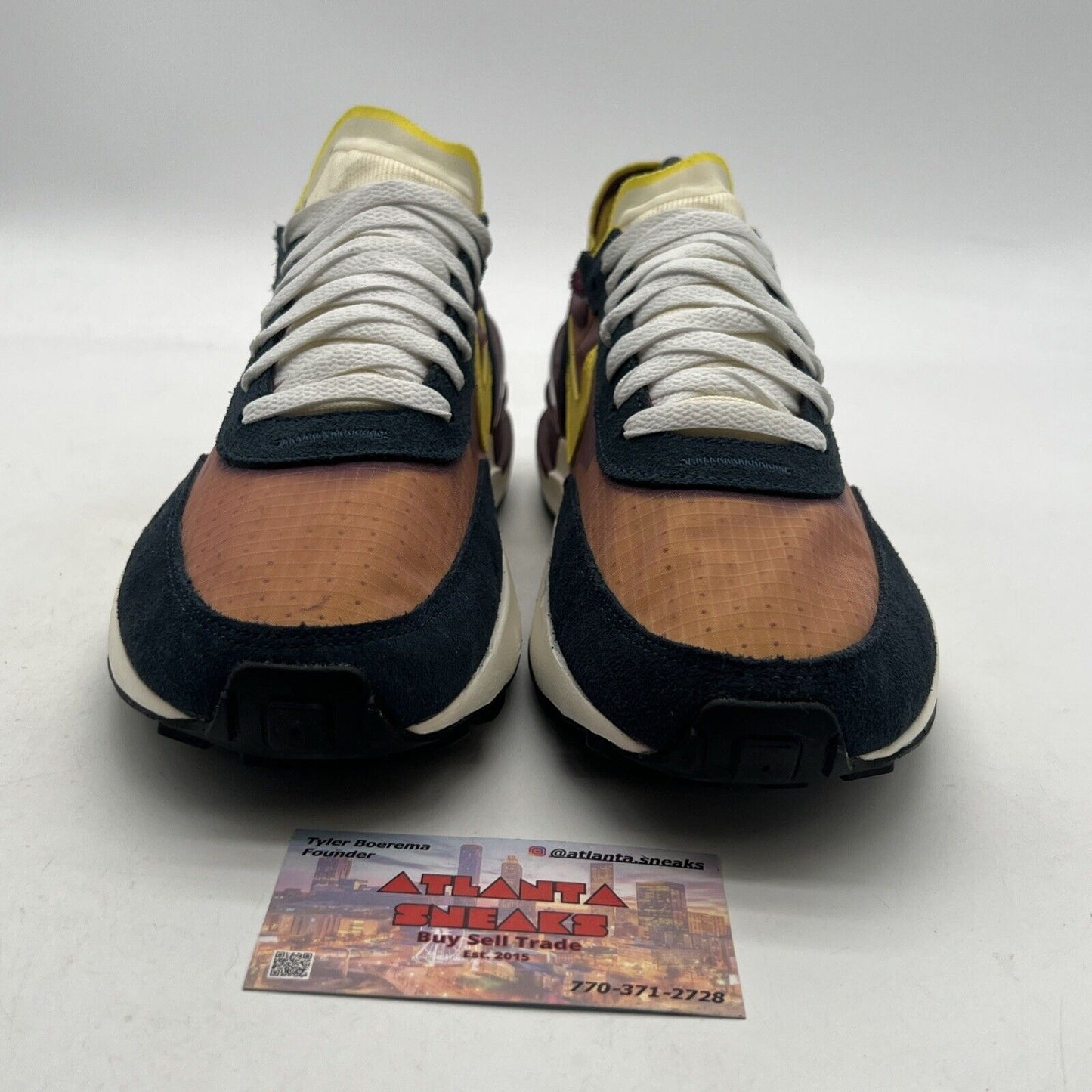 Size 9 - Nike Waffle One SE Dark Beetroot Yellow Strike (DD8014-600)