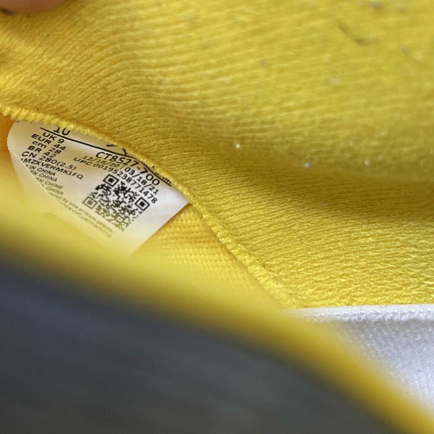 Size 10 - Jordan 4 Retro Mid Lightning Yellow Grey White Suede (CT8527-700)