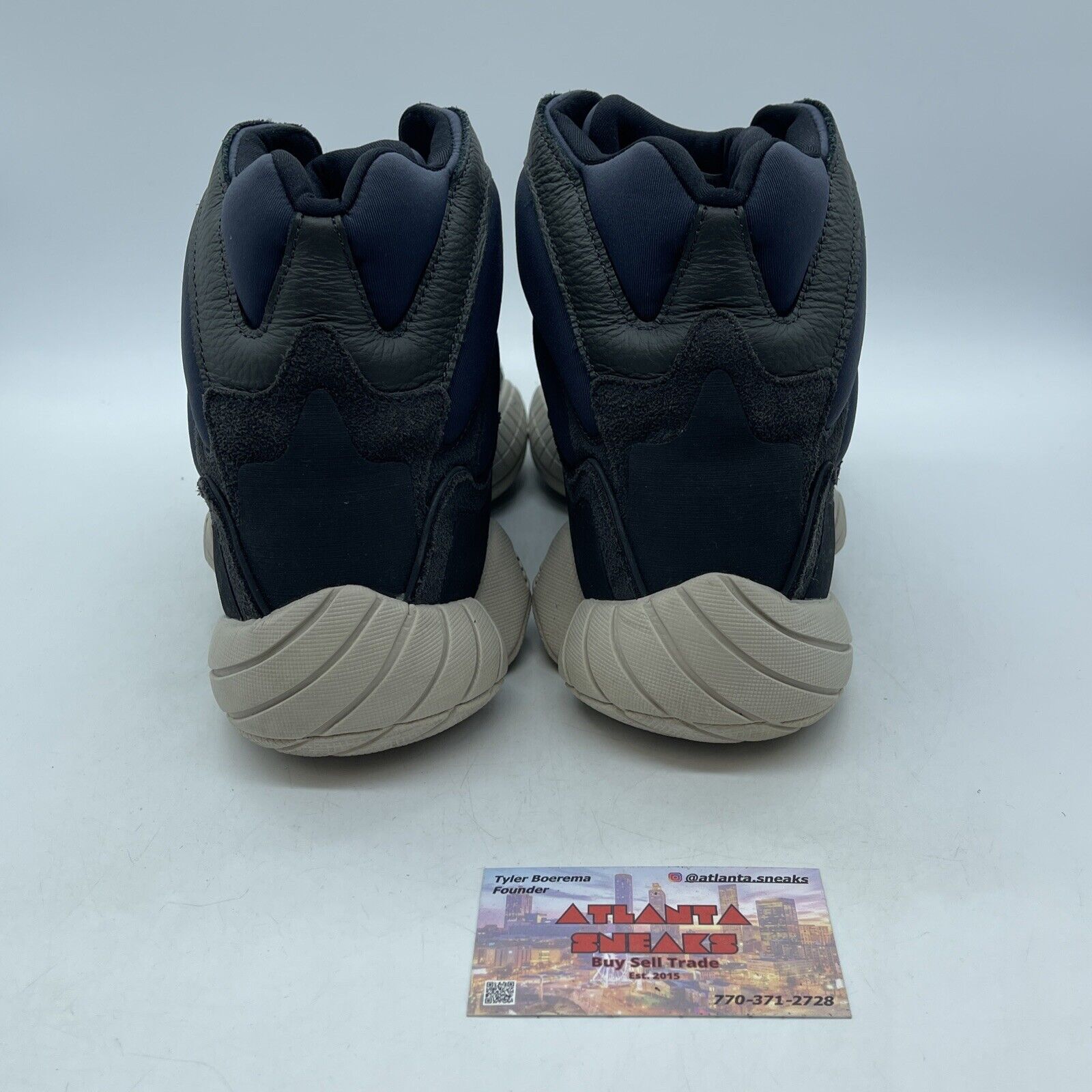 Size 10 - adidas Yeezy 500 High Slate Blue Grey Brown Suede Leather (FW4968)