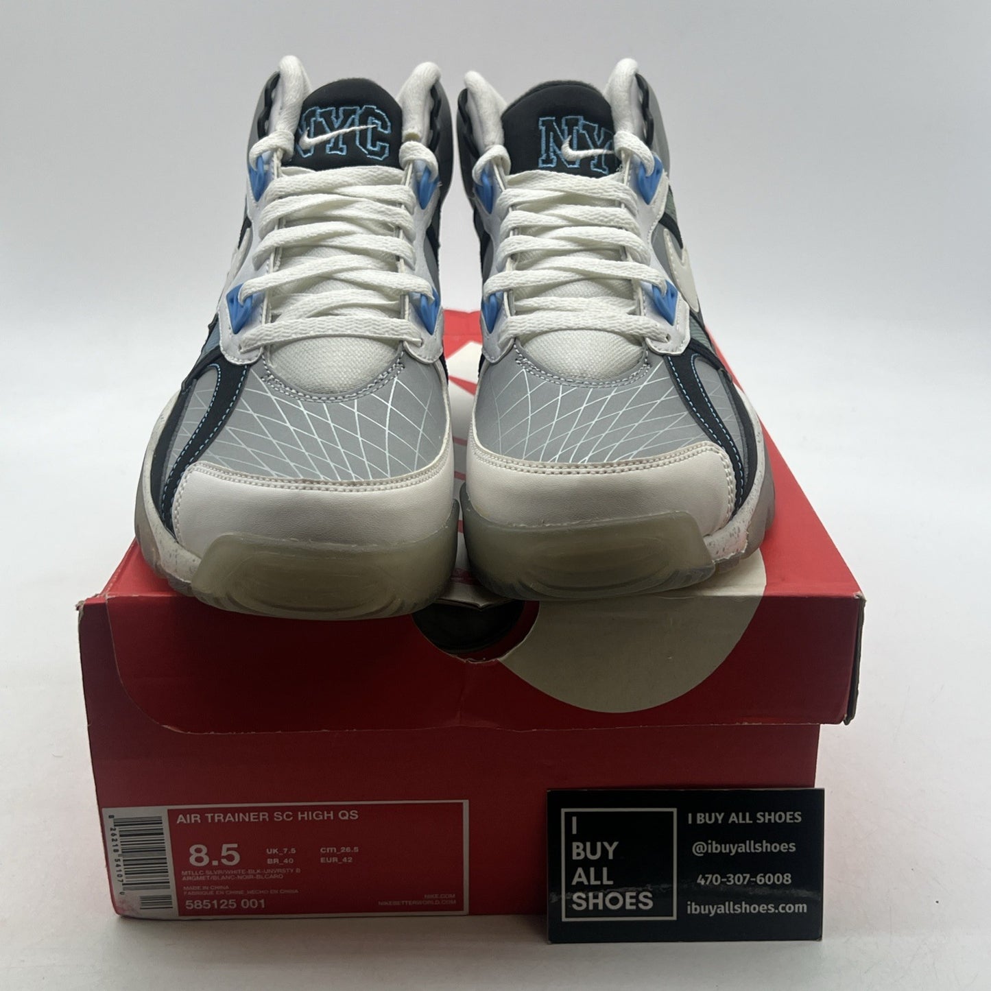 Size 8.5 - Nike Air Trainer SC QS High MLB All-Star (585125-001)