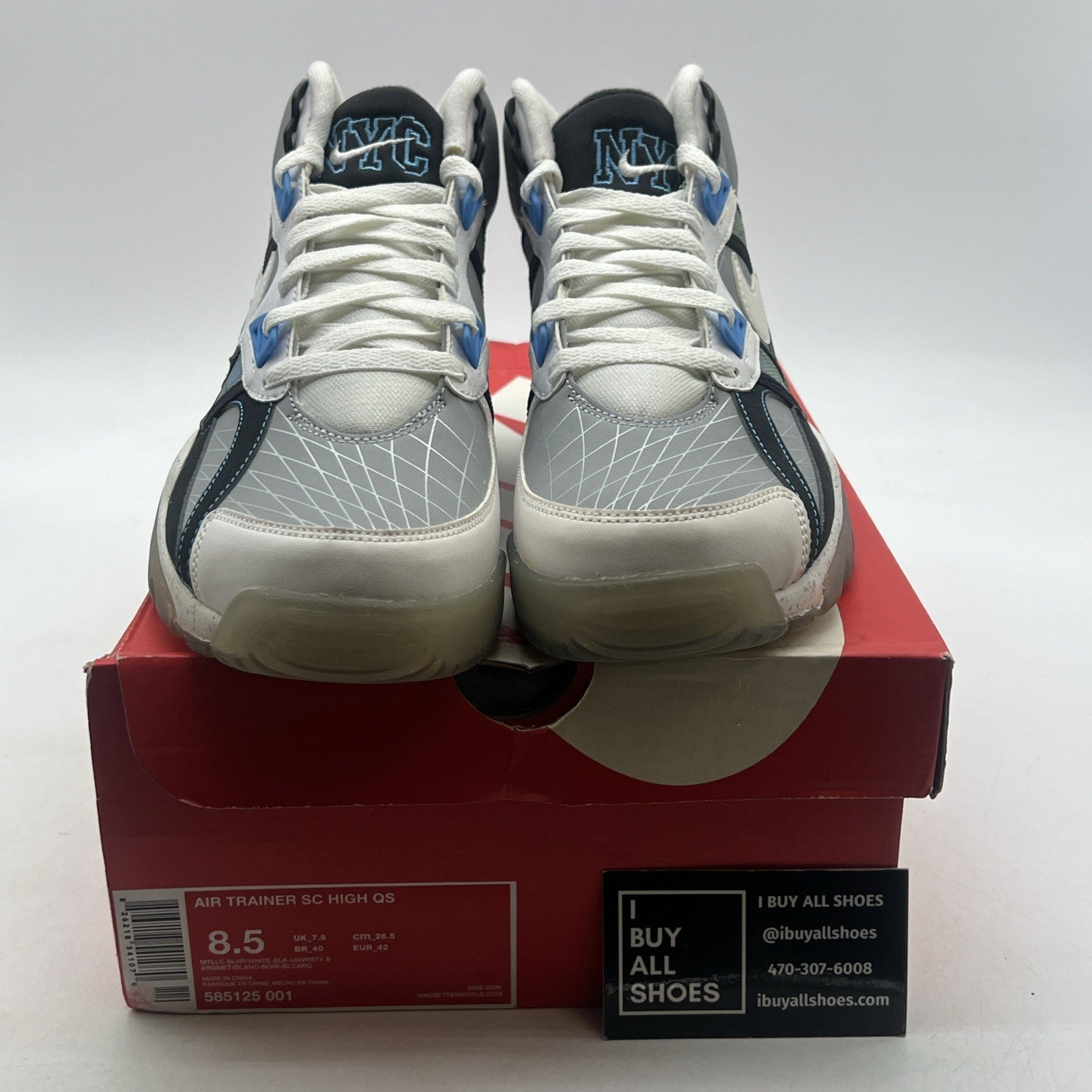 Size 8.5 - Nike Air Trainer SC QS High MLB All-Star (585125-001)