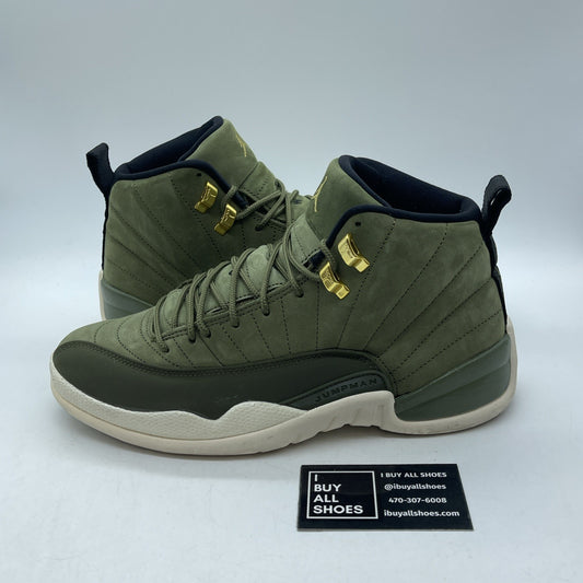 Size 9.5 - Air Jordan 12 Retro CP3 Class of 2003 Green Suede (130690-301)