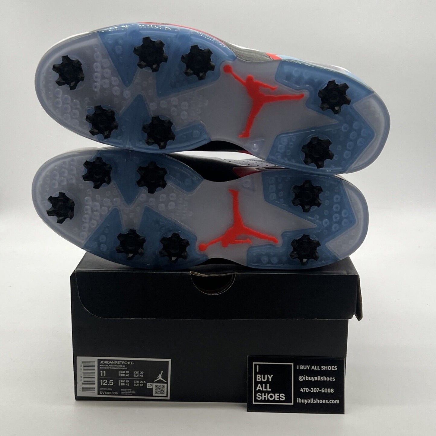 Size 11 - Air Jordan 6 Retro Golf Low White Infrared (DV1276-106)
