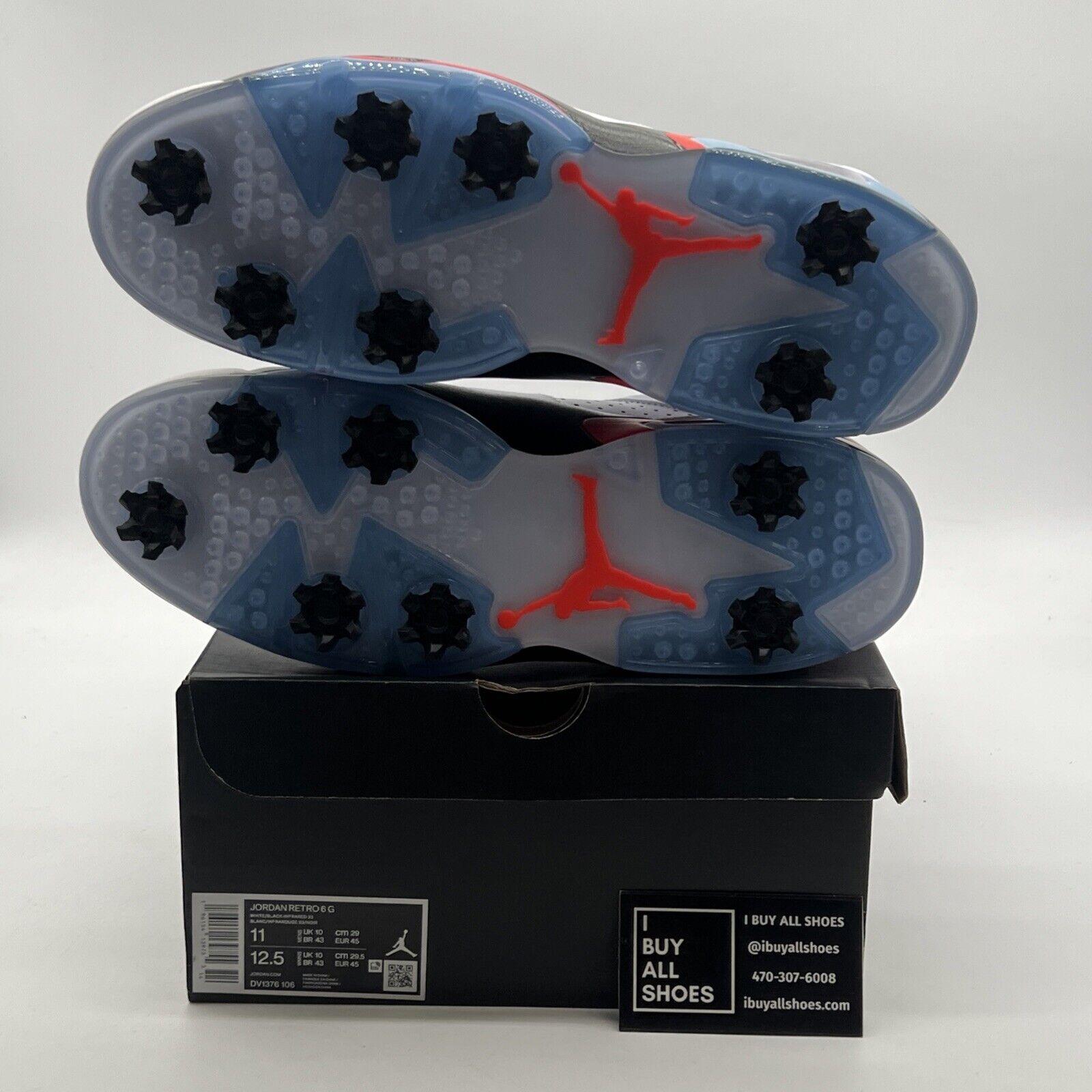 Size 11 - Air Jordan 6 Retro Golf Low White Infrared (DV1276-106)