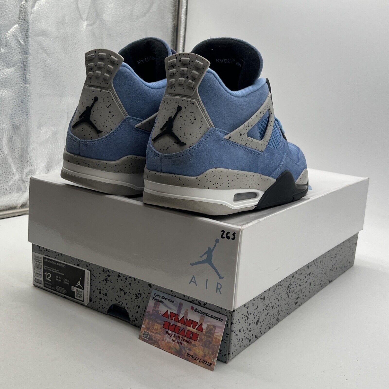 Size 12 - Air Jordan 4 Retro Mid University Blue (CT8527-400)
