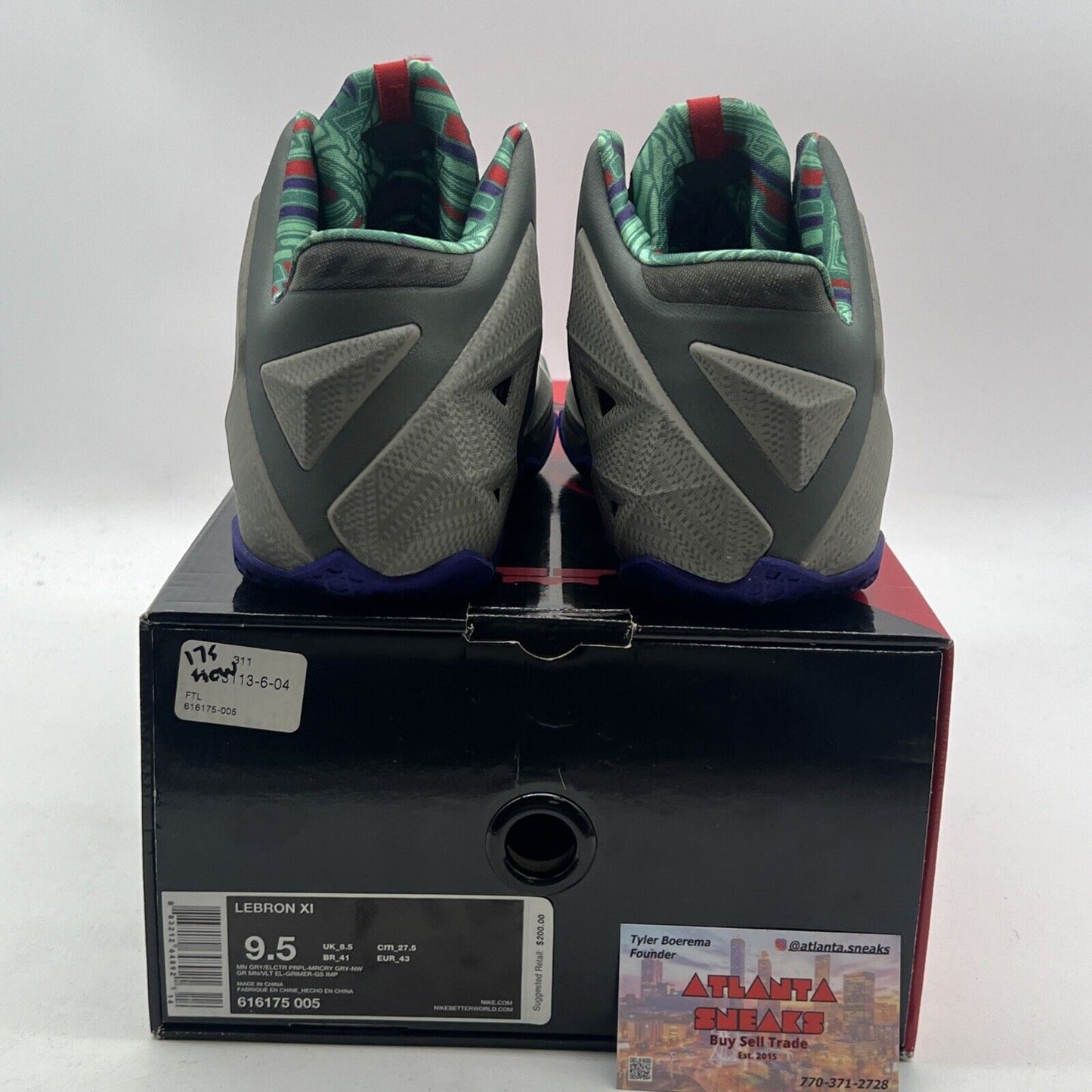 Size 9.5 - Nike LeBron 11 Terracotta Warrior (616175-005)