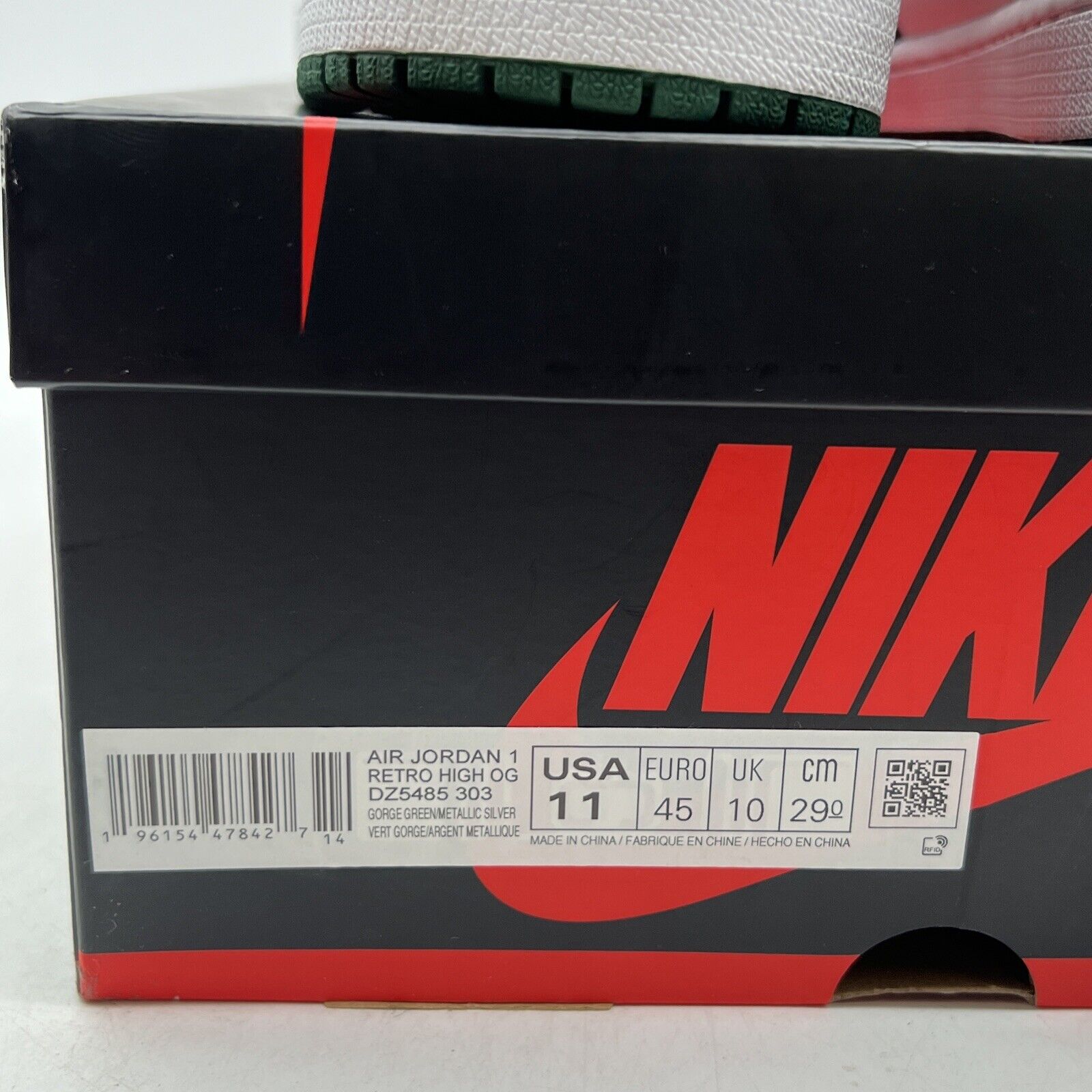 Size 11 - Jordan 1 Retro OG High Gorge Green (DZ5485-303)