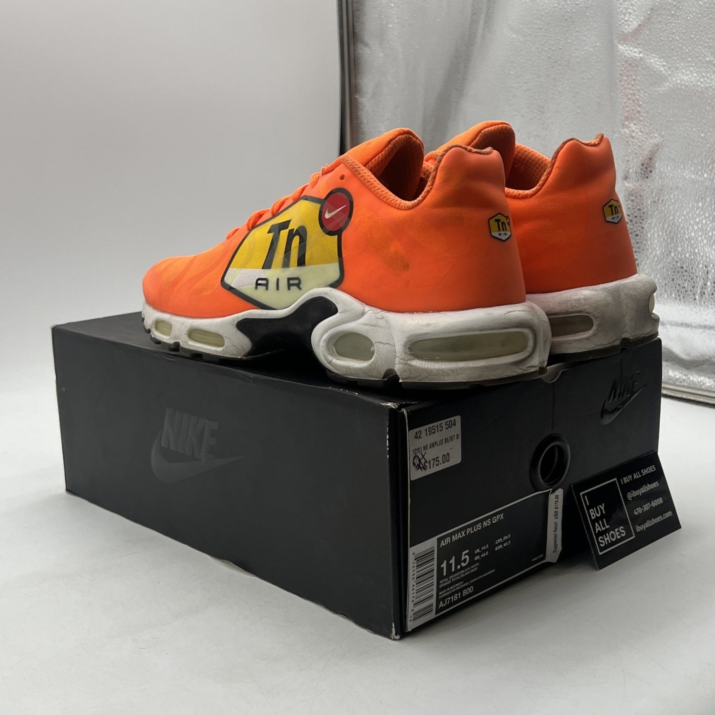 Size 11.5 - Nike Air Max Plus Big Logo (AJ7181-800)