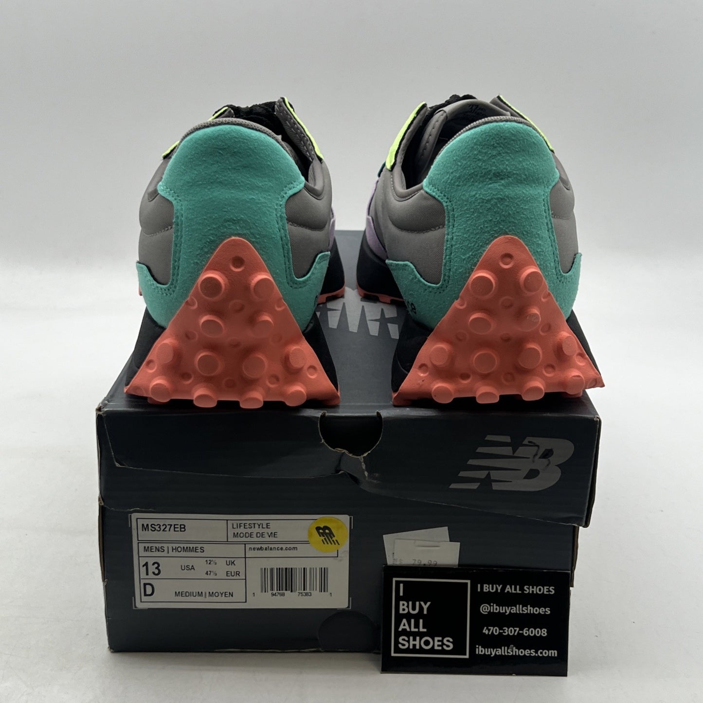 Size 13 - New Balance 327 Miami Nights (MS327EB)