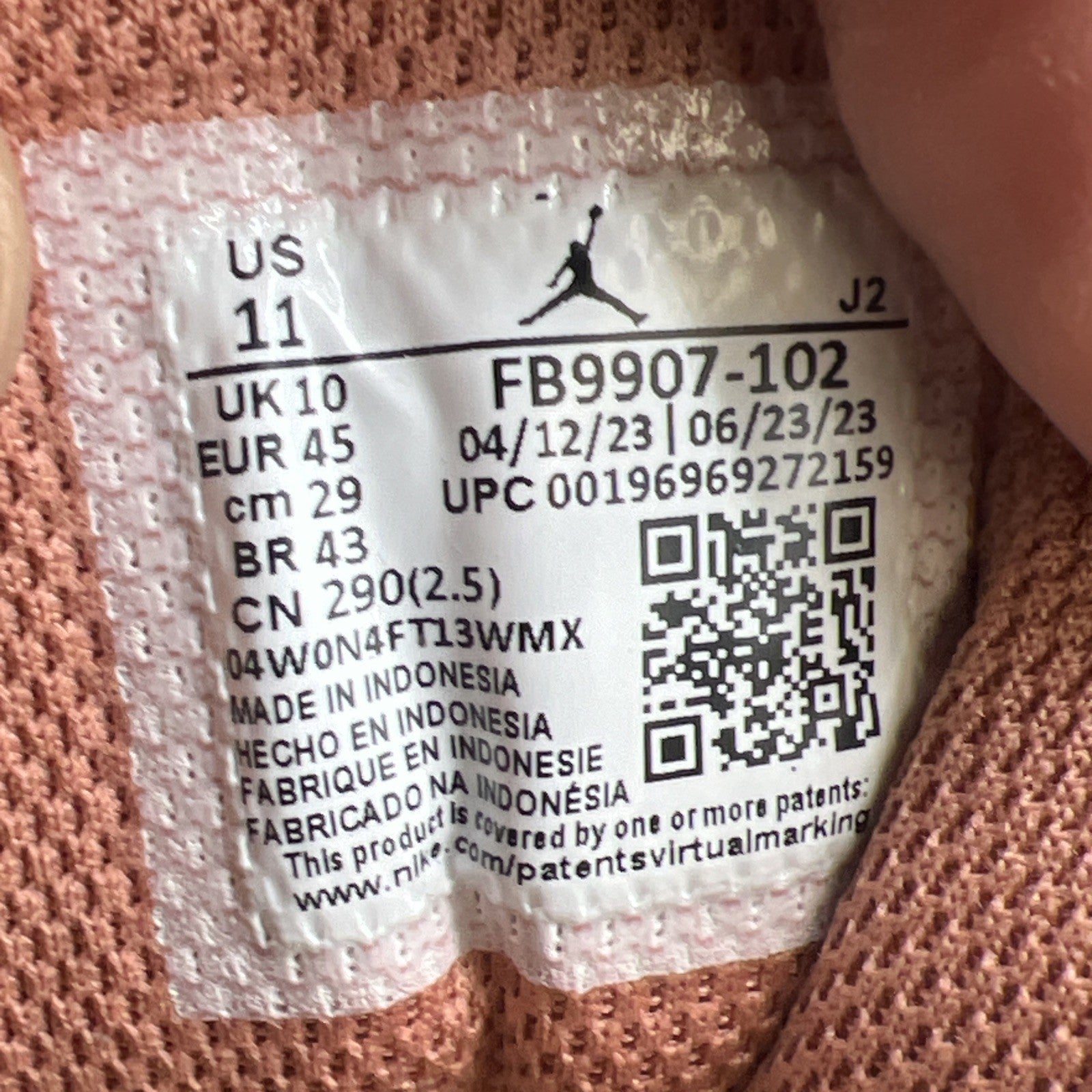 Size 11 - Air Jordan 1 SE Low Sky J Mauve (FB9907-102)