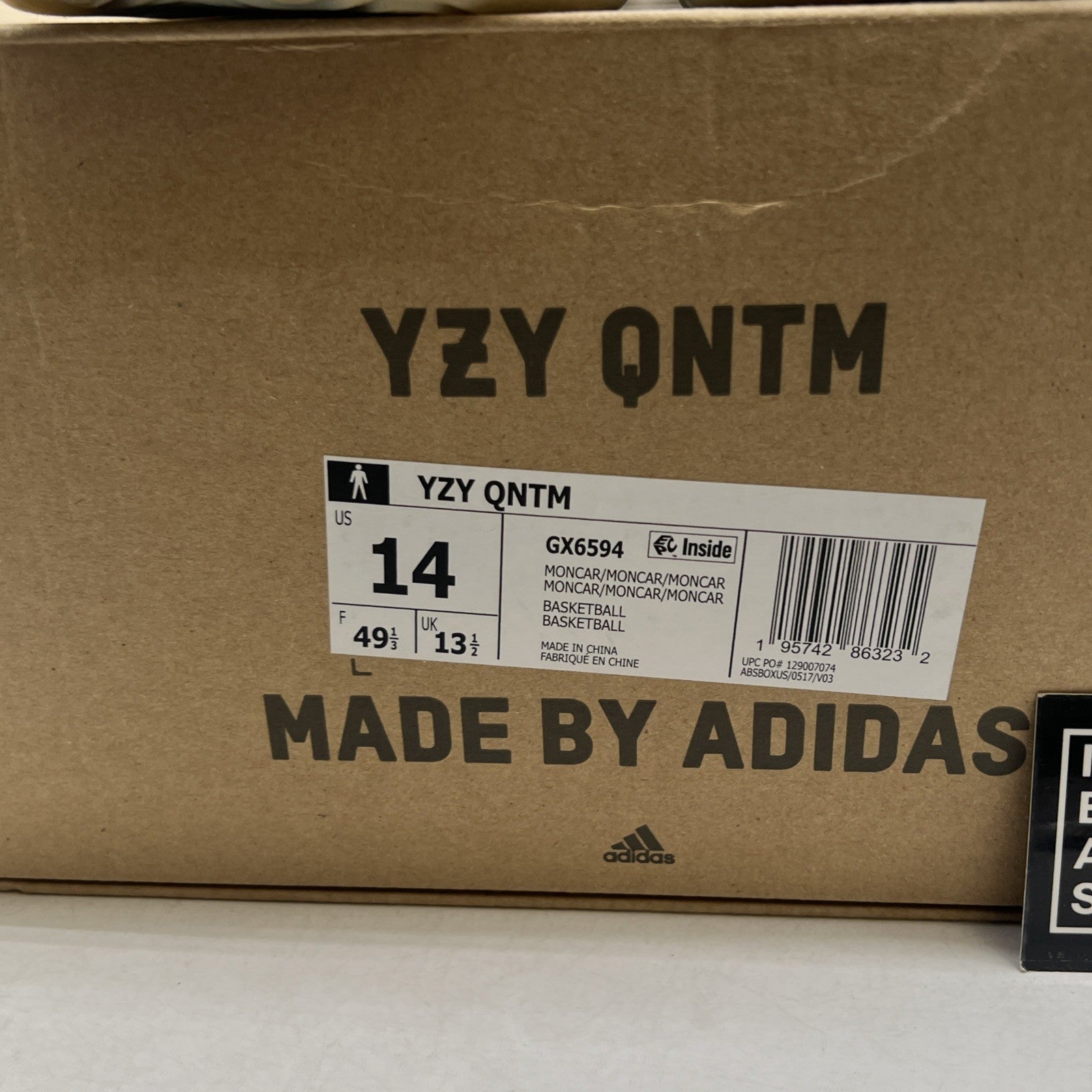 Size 14 - adidas Yeezy Quantum Mono Carbon (GX6594)