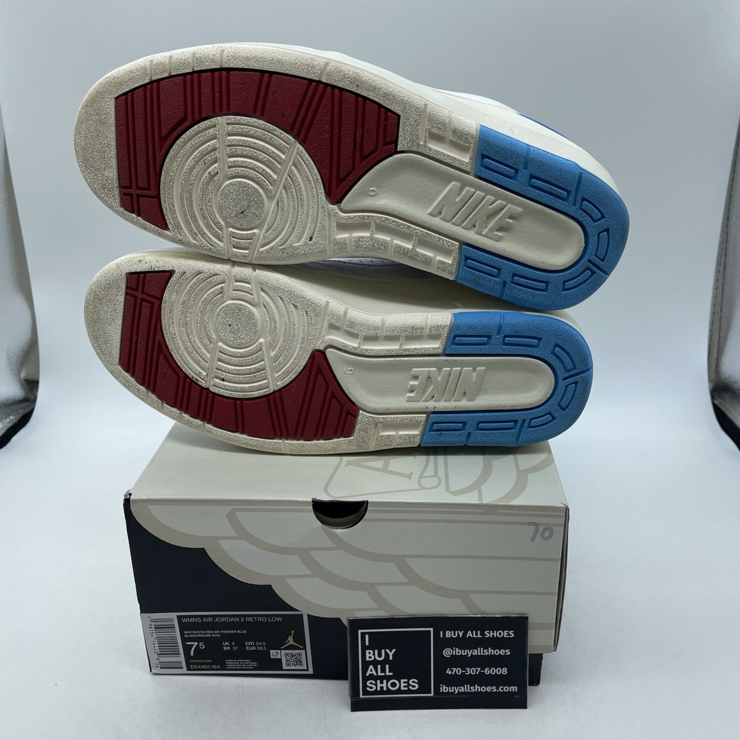 Size 7.5W - Air Jordan 2 Retro Low NC to Chi (DX4401-164)