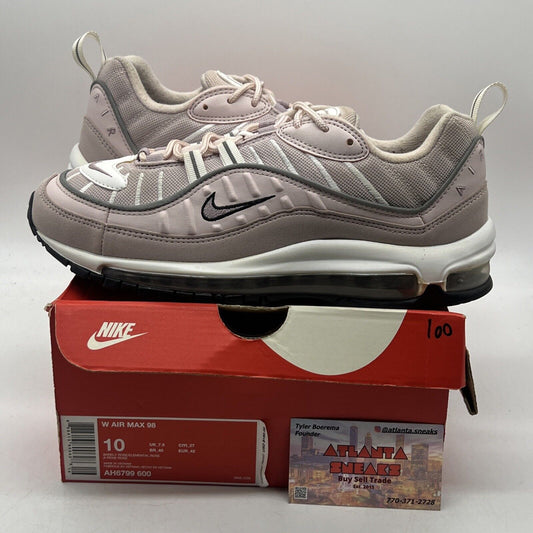 Size 10 - Nike Air Max 98 Barely Rose W White Leather (AH6799-600)