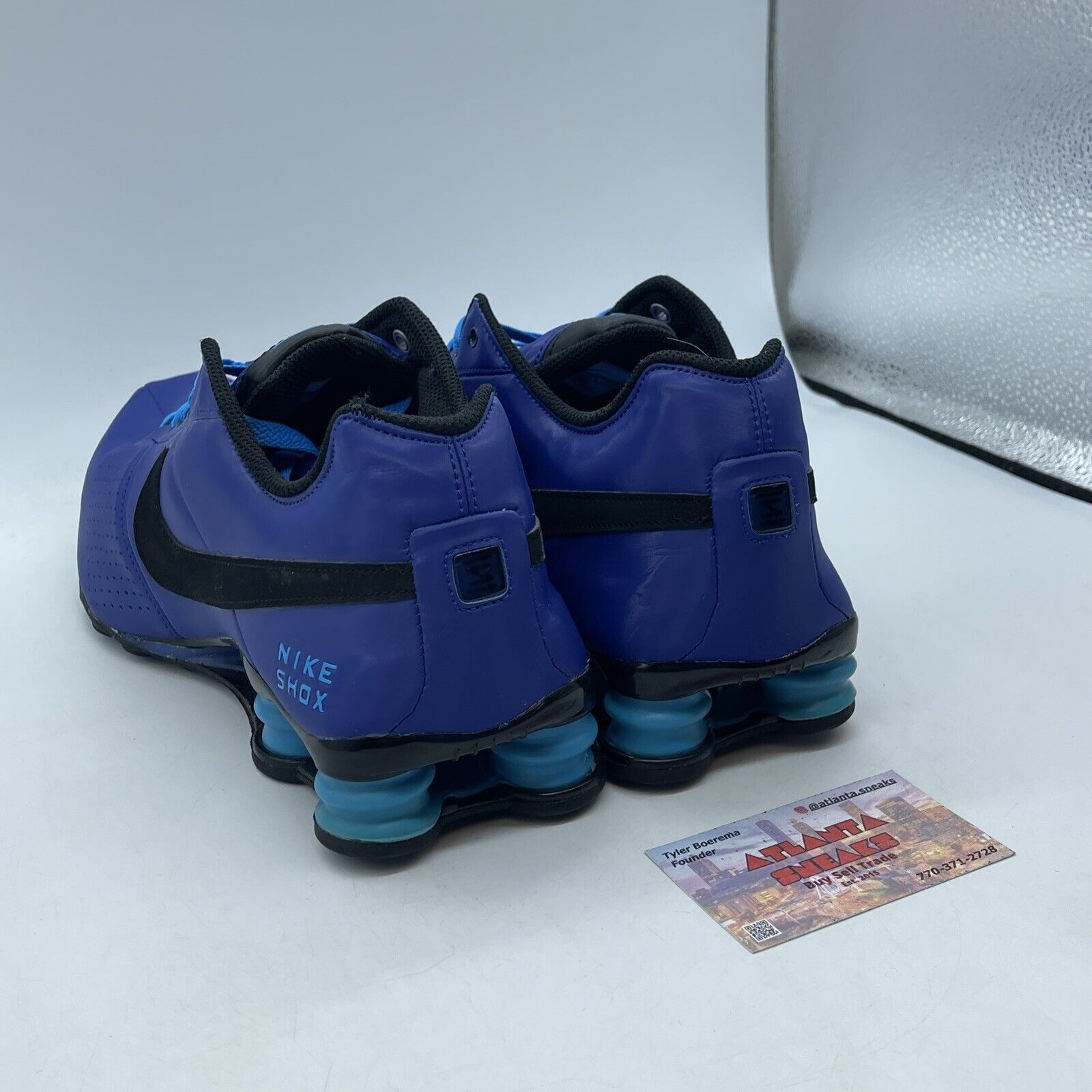 Size 11.5 - Nike Shox Deliver Royal Blue Black Suede Leather (317547-404)