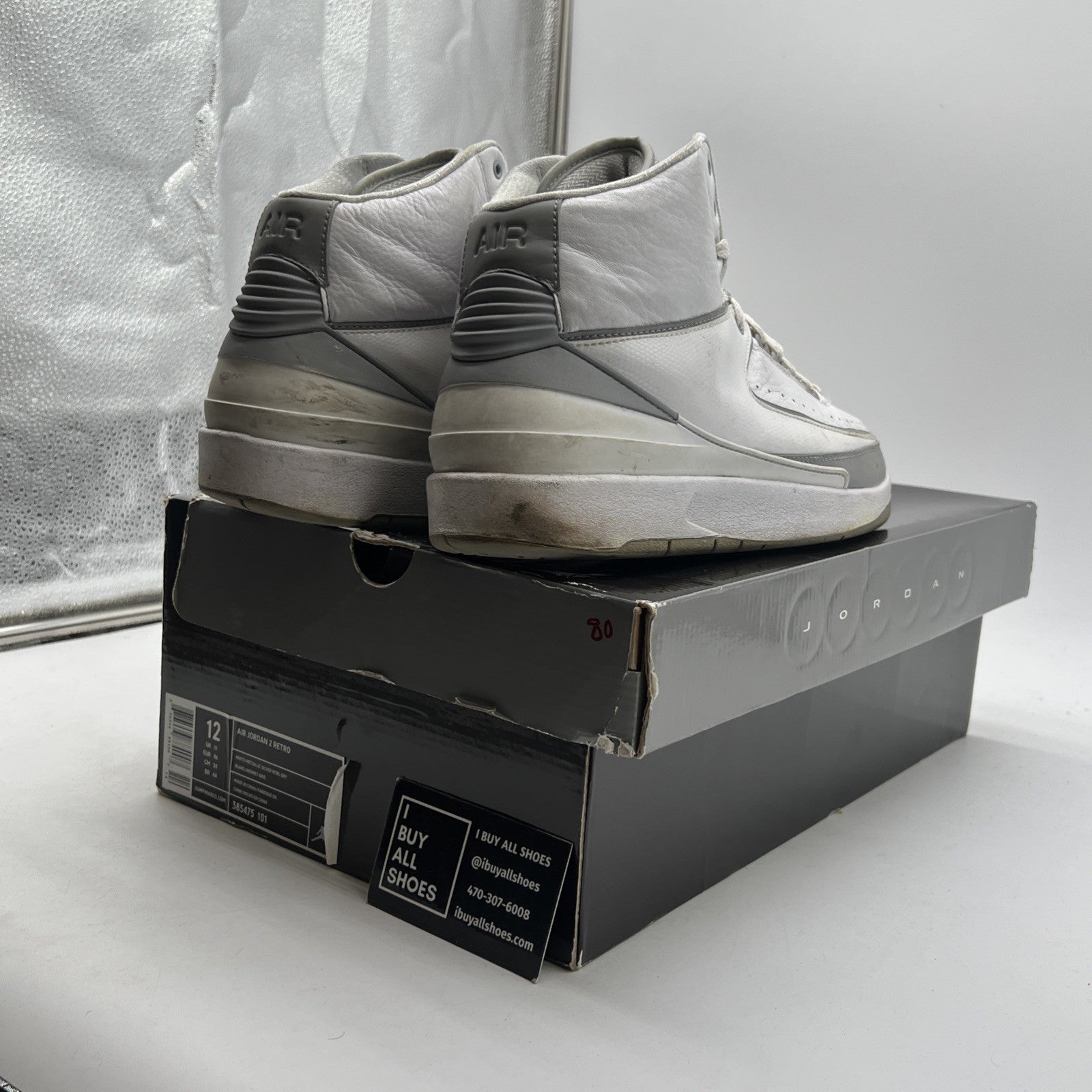 Size 12 - Air Jordan 2 Retro 25th Anniversary (385475-101)