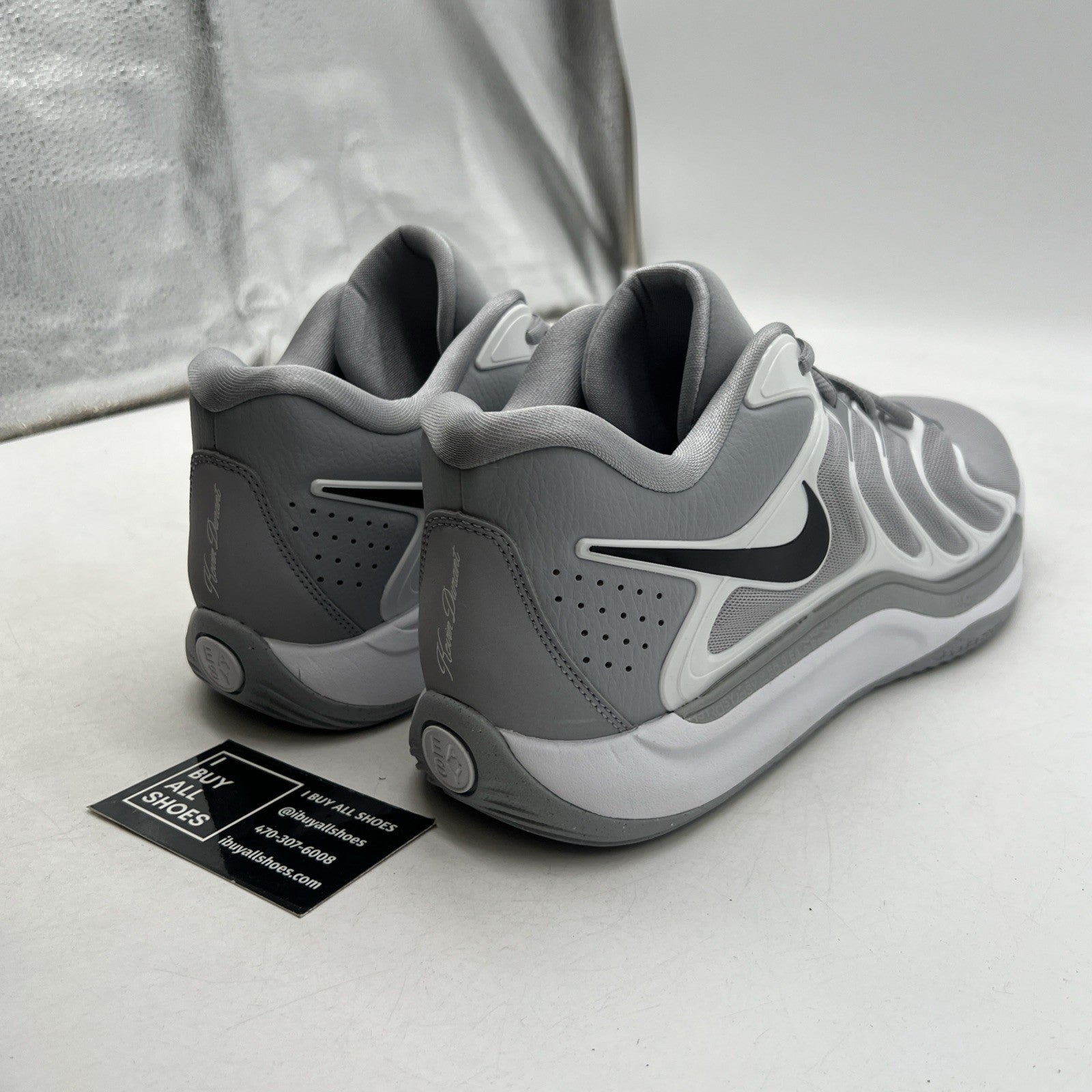 Size 11.5 - Nike KD 17 TB Wolf Grey (FV1307-002)