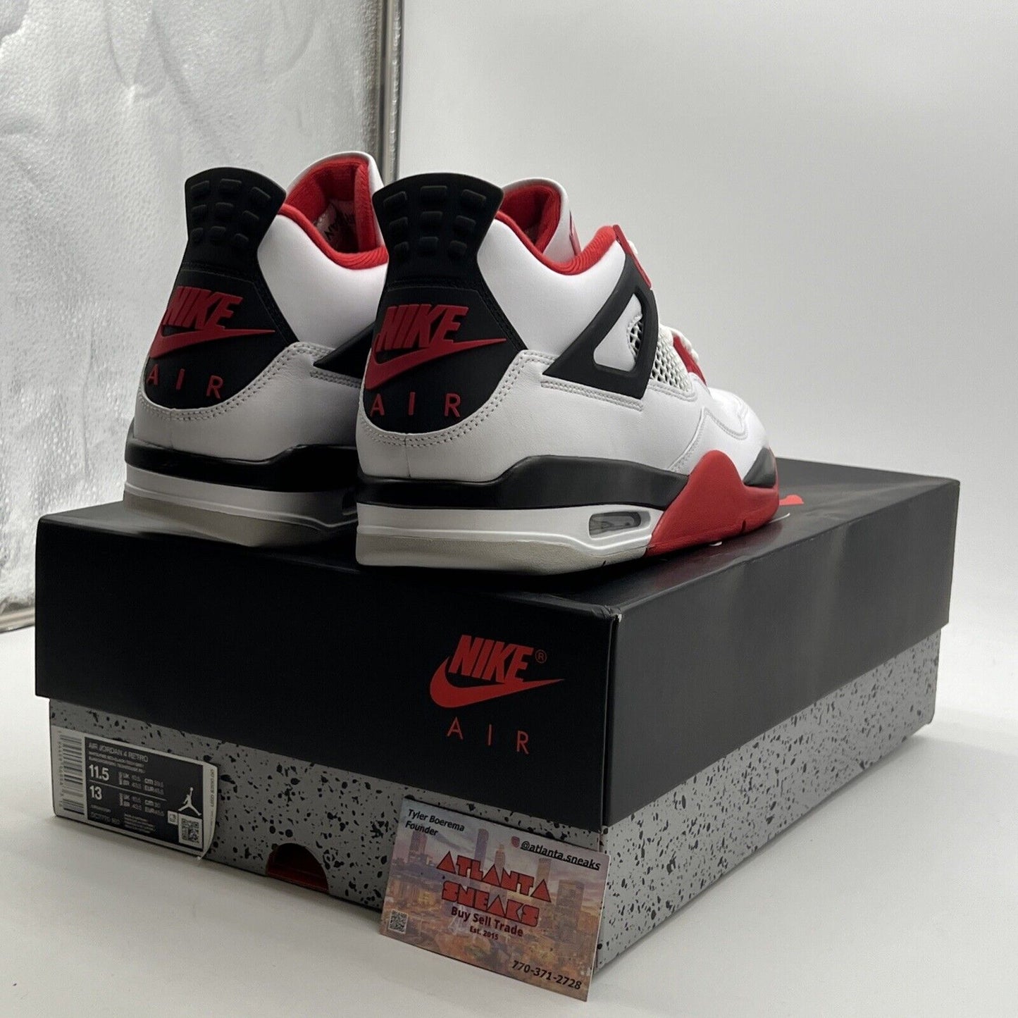 Size 11.5 - Air Jordan 4 Retro OG Mid Fire Red (DC7770-160)