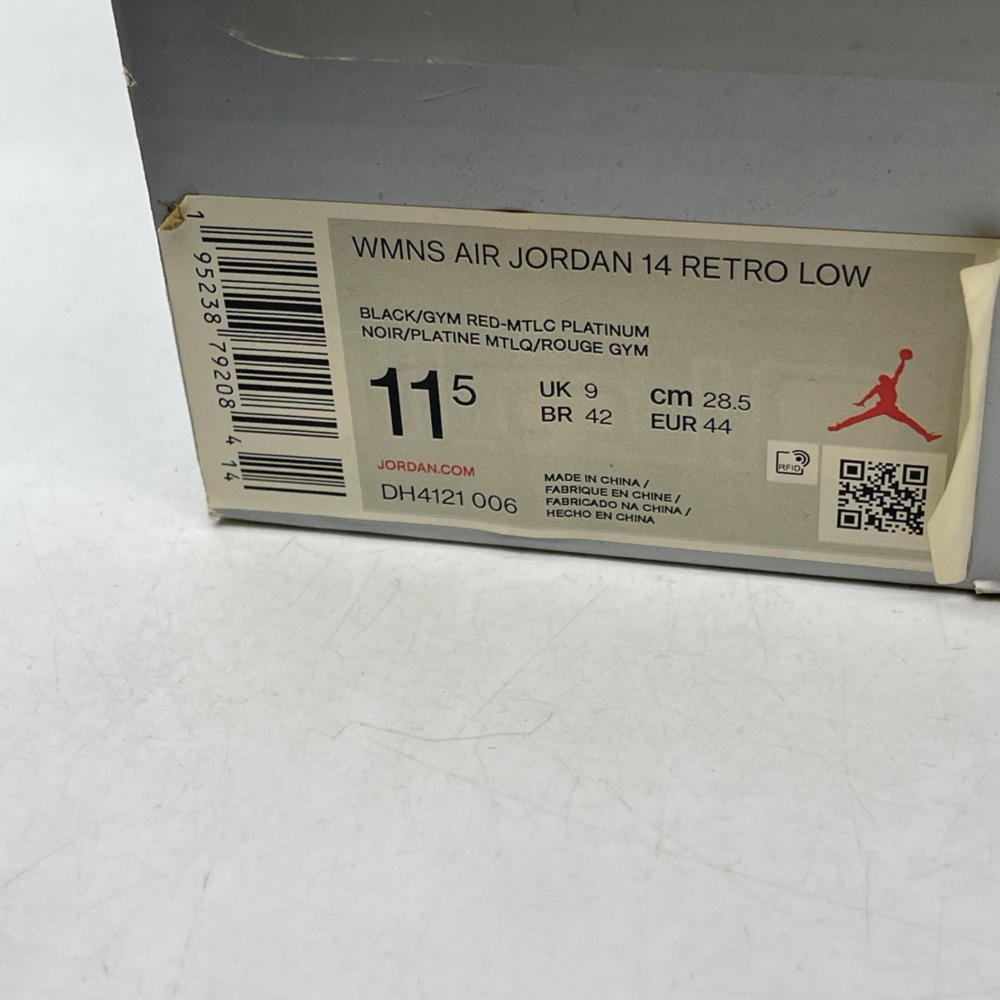Size 11.5W - Air Jordan 14 Retro Low Red Lipstick (DH4121-006)