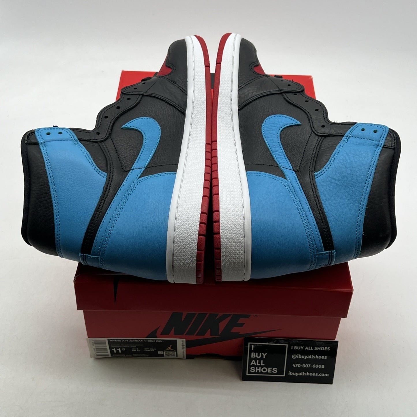 Size 11.5 - Air Jordan 1 High OG UNC To Chicago 2020 (CD0461-046)
