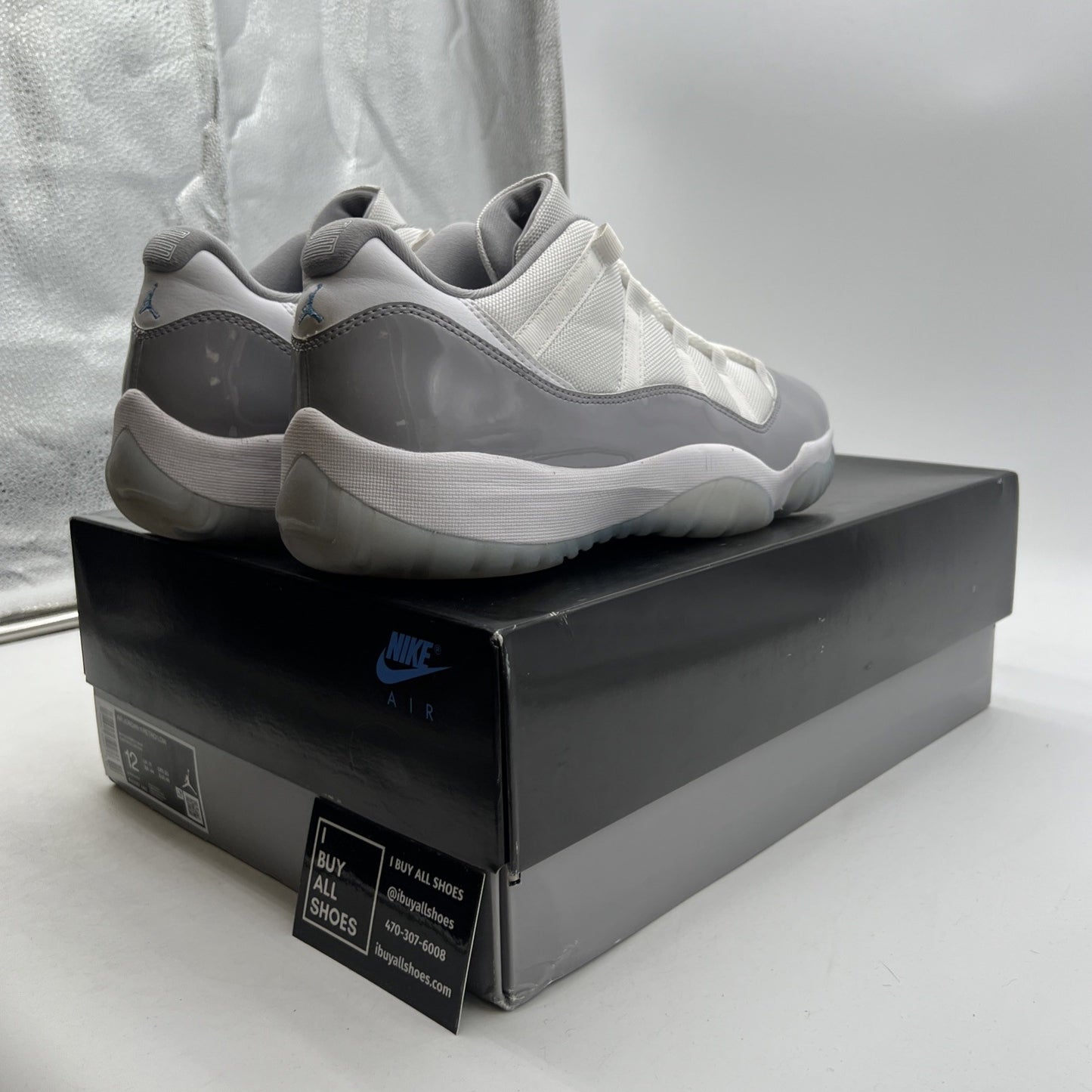 Size 12 - Air Jordan 11 Retro Low Cement Grey (AV2187-140)