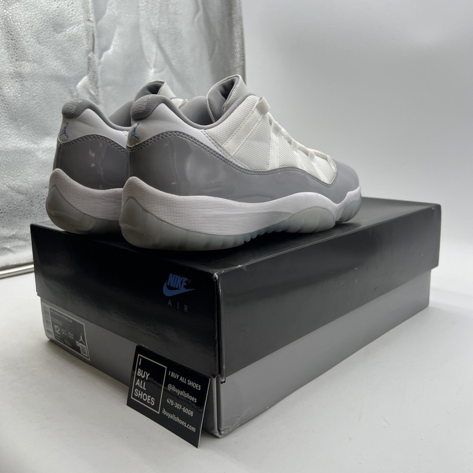 Size 12 - Air Jordan 11 Retro Low Cement Grey (AV2187-140)
